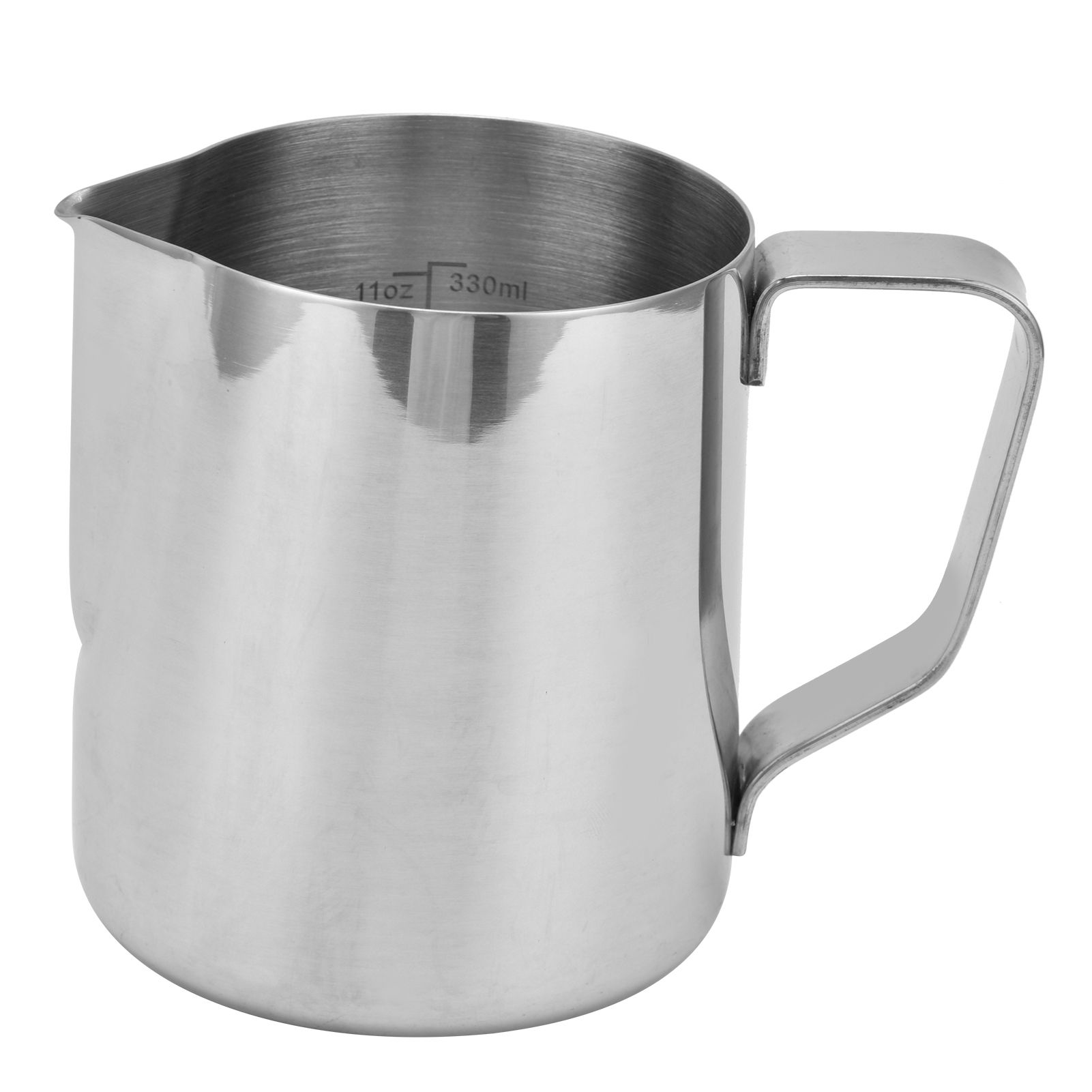304 Stainless Steel Coffee Cup with Inner Scale Pointed Mouth Milk Frothing view 8