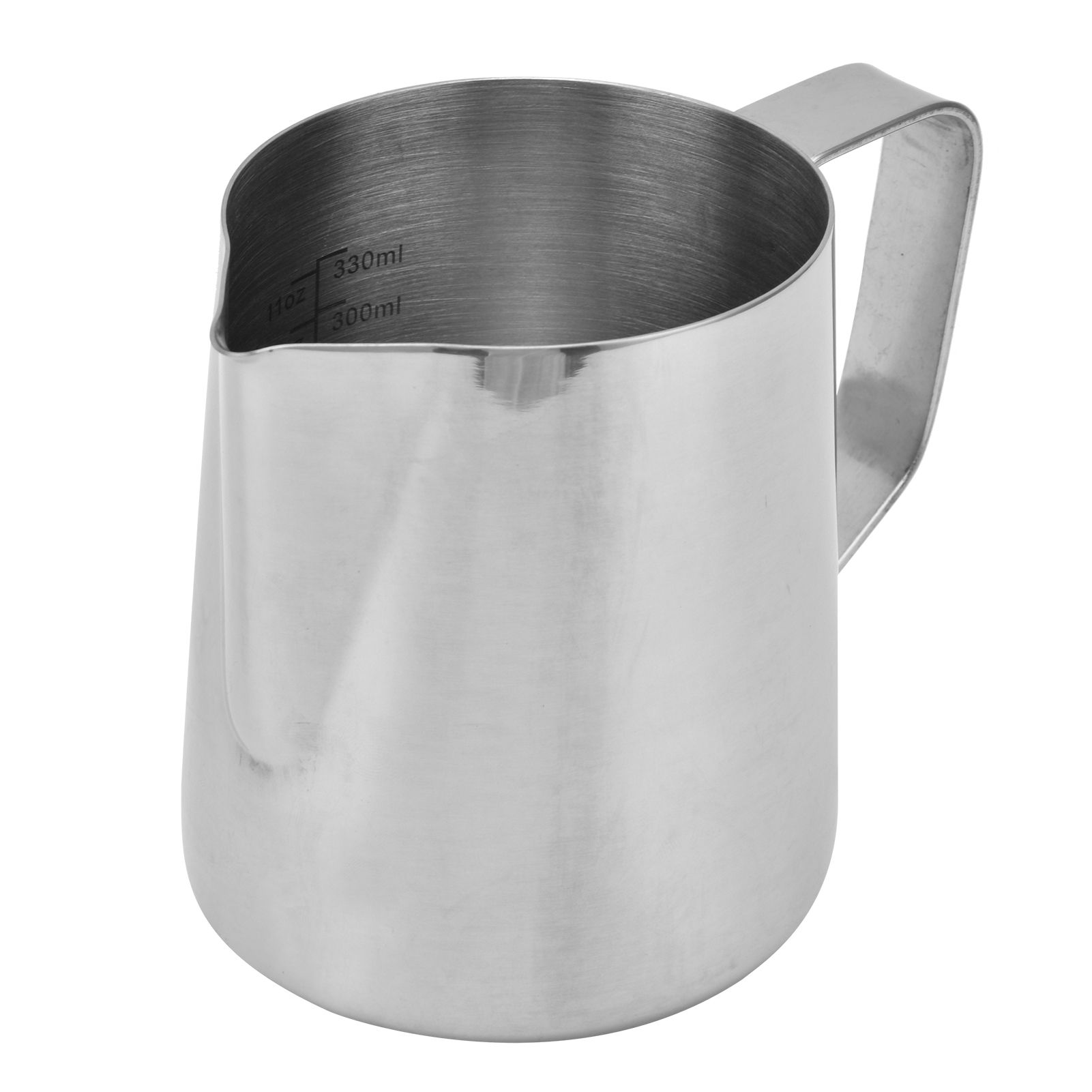 304 Stainless Steel Coffee Cup with Inner Scale Pointed Mouth Milk Frothing view 9
