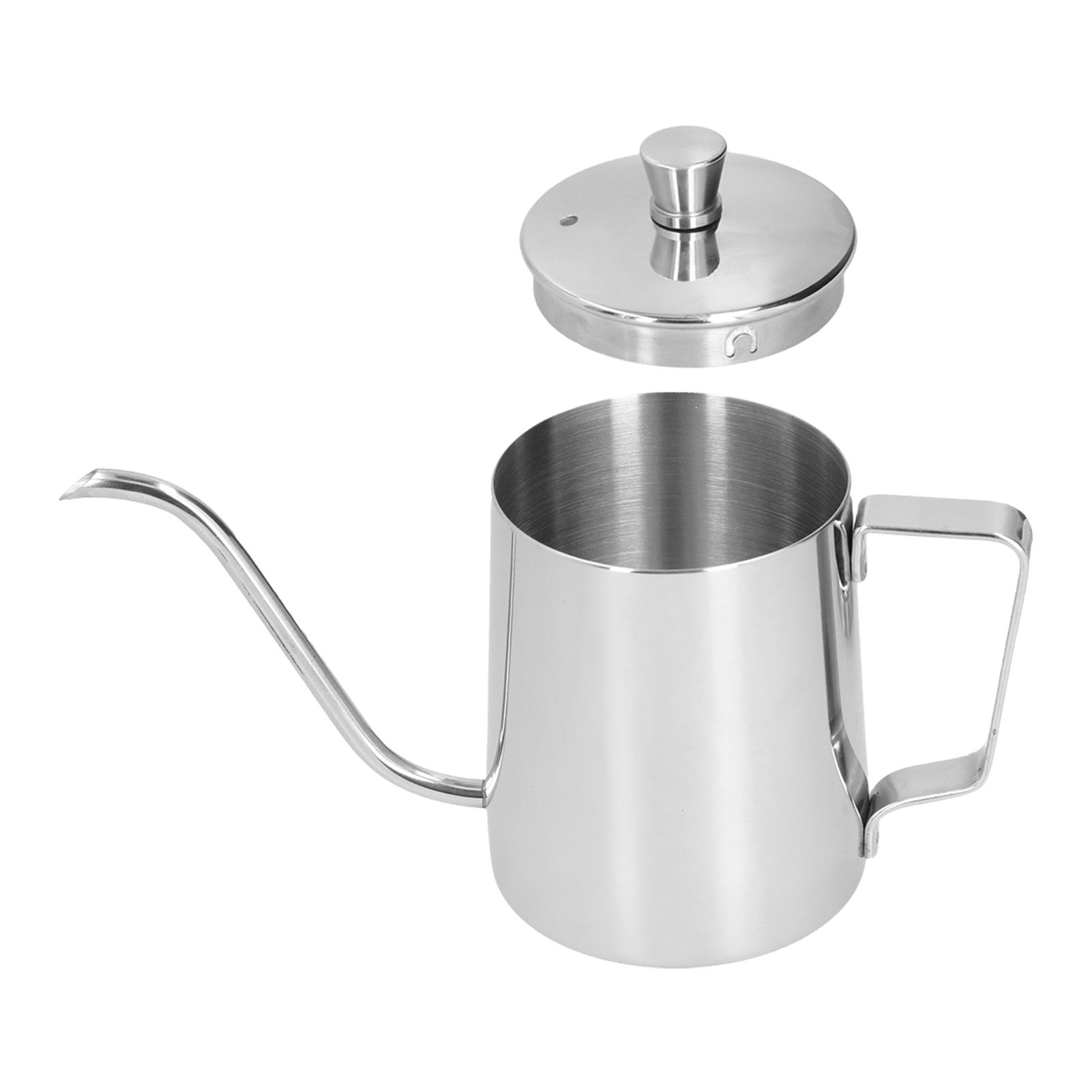 350ml PTFE Coffee Kettle with Lid 304 Stainless Steel Pour Over Coffee Pot for view 10