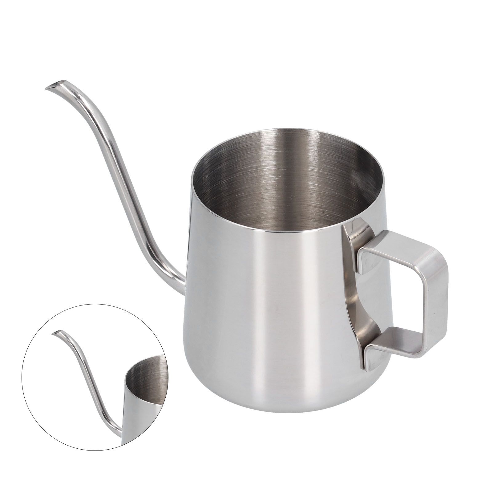 350ml Stainless Steel Hanging Ear Coffee Pot Gooseneck Spout Coffee Tea Pot view 8