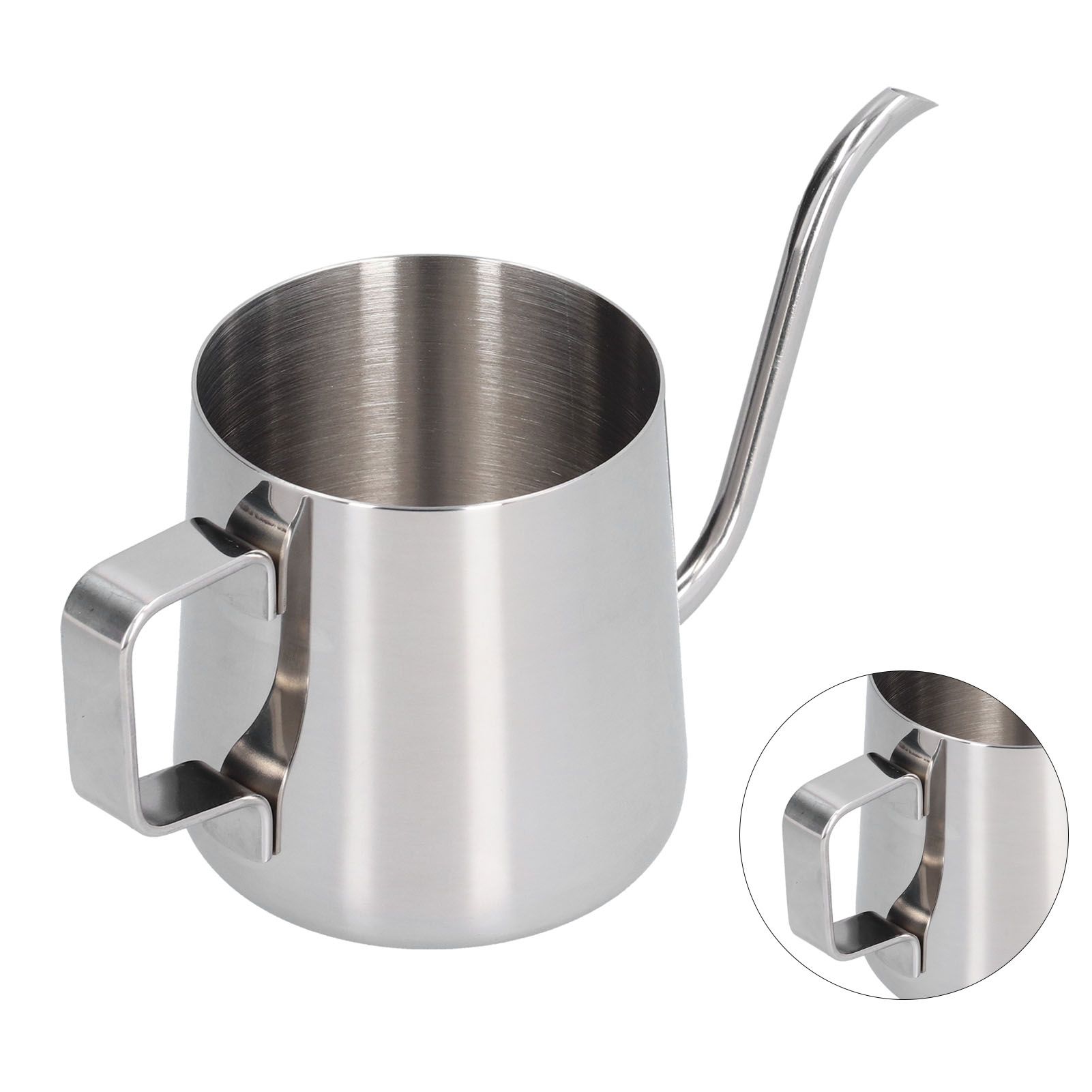 350ml Stainless Steel Hanging Ear Coffee Pot Gooseneck Spout Coffee Tea Pot view 9