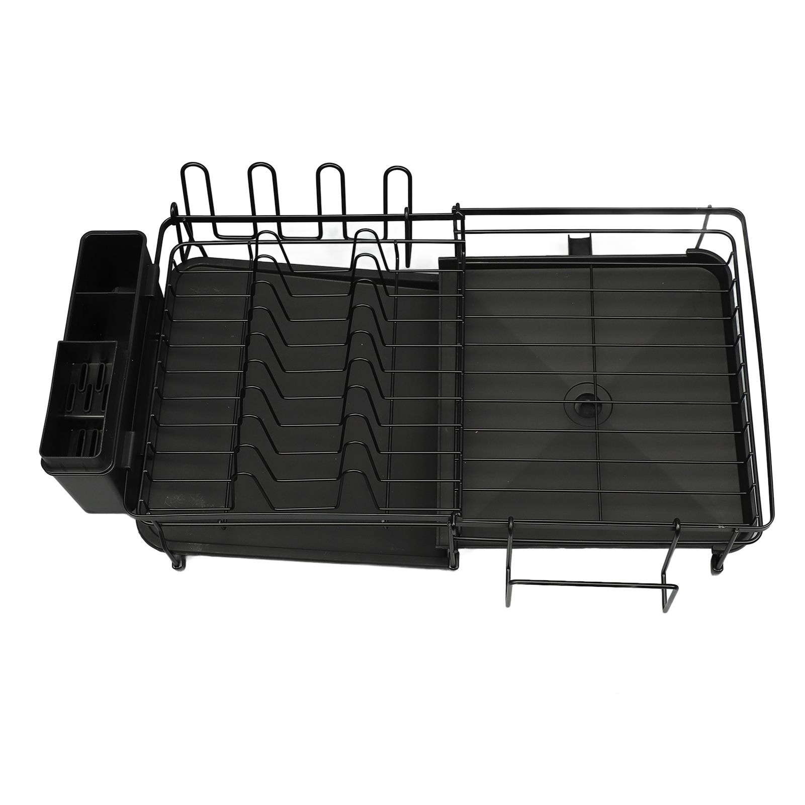 Dish Drying Rack Multifunction Rust Proof Expandable Plate Drainer with view 4