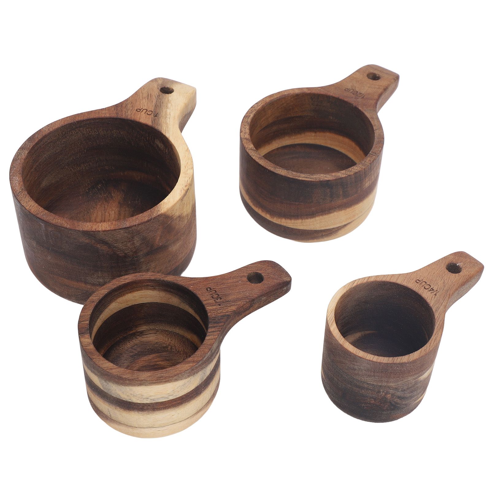 4PCS Measuring Cups Set Clear Scale Comfortable Handle Rounded Edges Stackable view 10