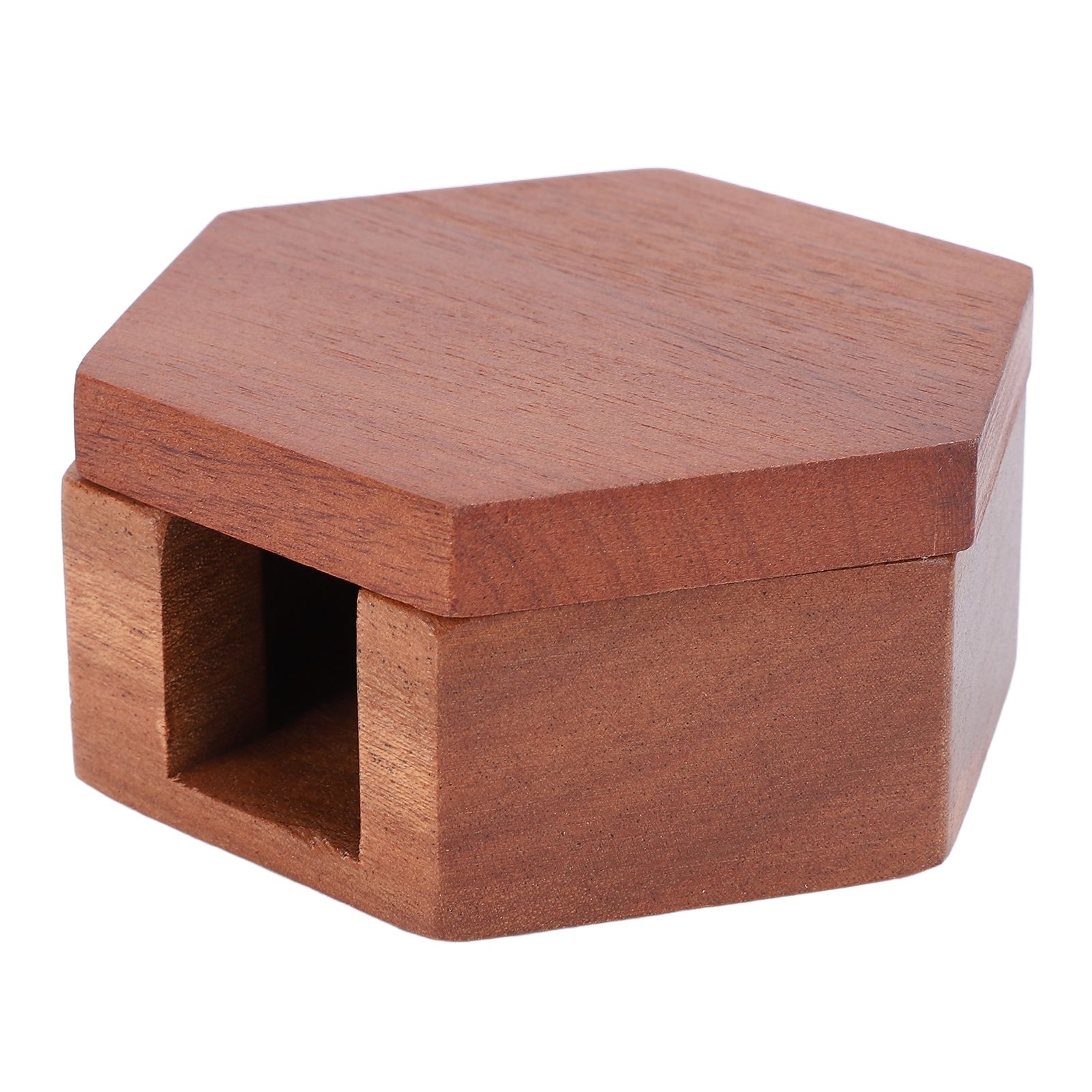 Round Coffee Paper Filter Holder Polished Surface Solid Wood Coffee Filter view 11
