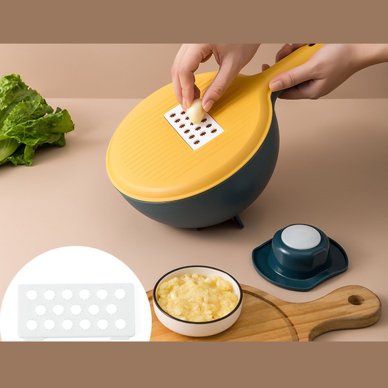 Vegetable Grater Multifunctional Adjustable Thickness User Friendly Potato view 8