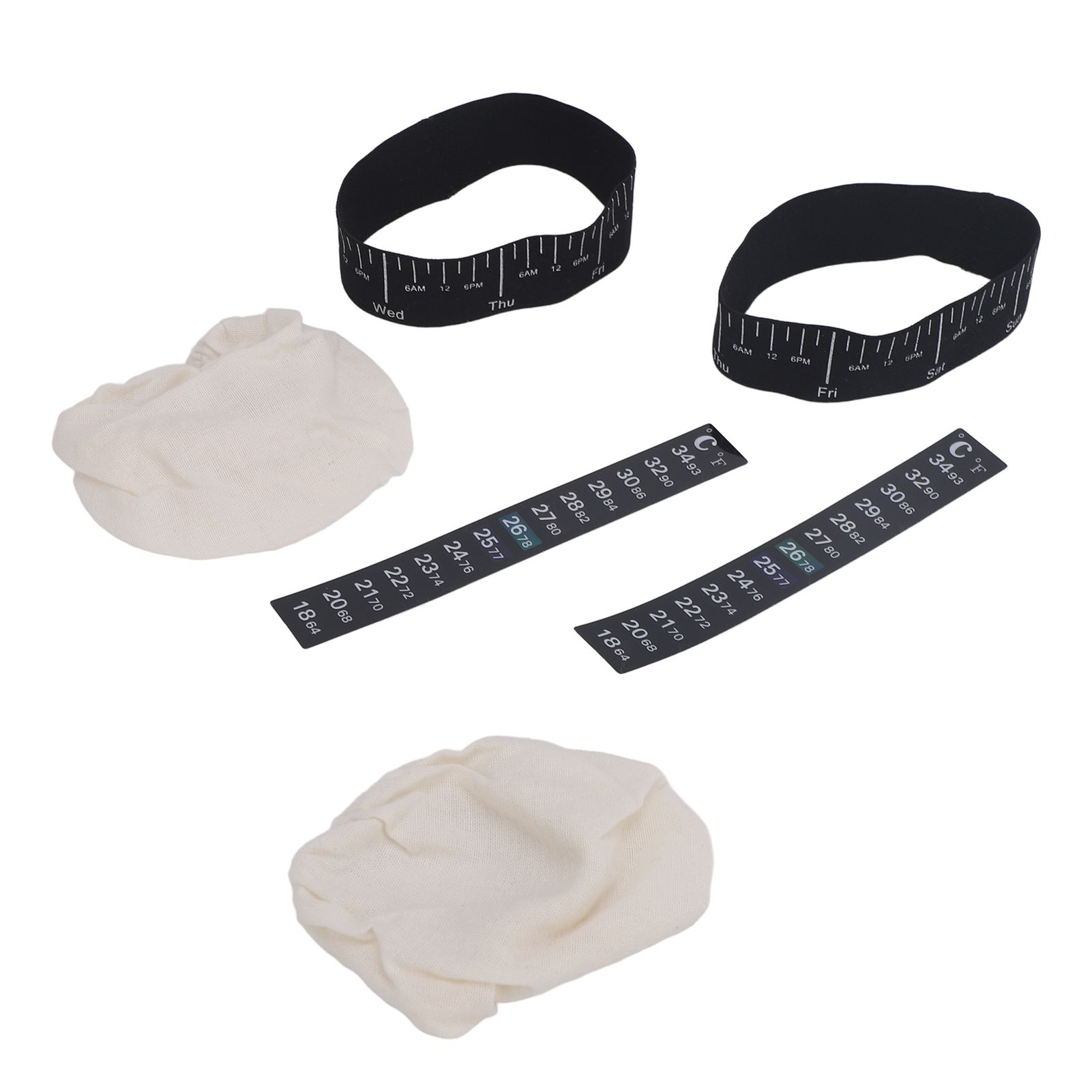 Sourdough Starter Jar Kit Sourdough Jar Cloth Cover with Date Marked Feeding view 4