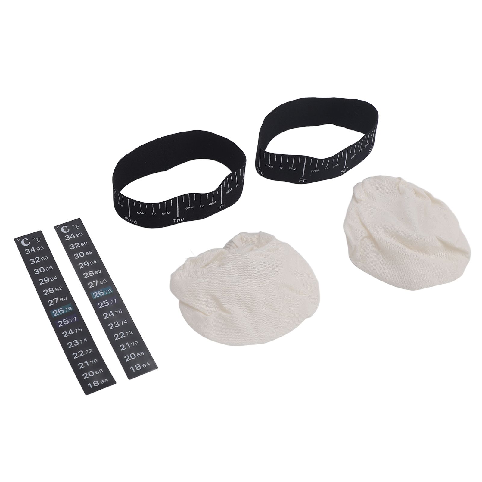Sourdough Starter Jar Kit Sourdough Jar Cloth Cover with Date Marked Feeding view 8