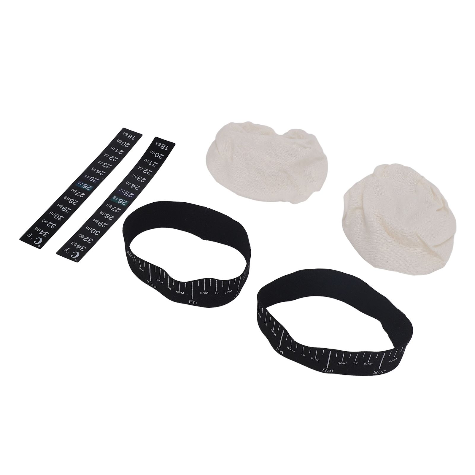Sourdough Starter Jar Kit Sourdough Jar Cloth Cover with Date Marked Feeding view 10