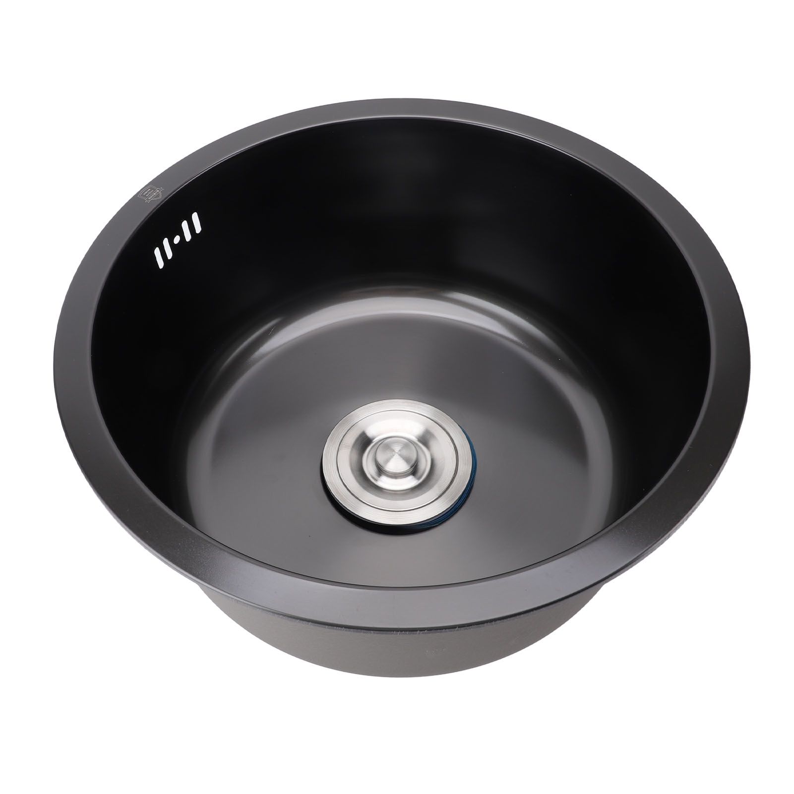 Undermount Small Kitchen Sink Professional Nano Black Stainless Steel Single — image 1