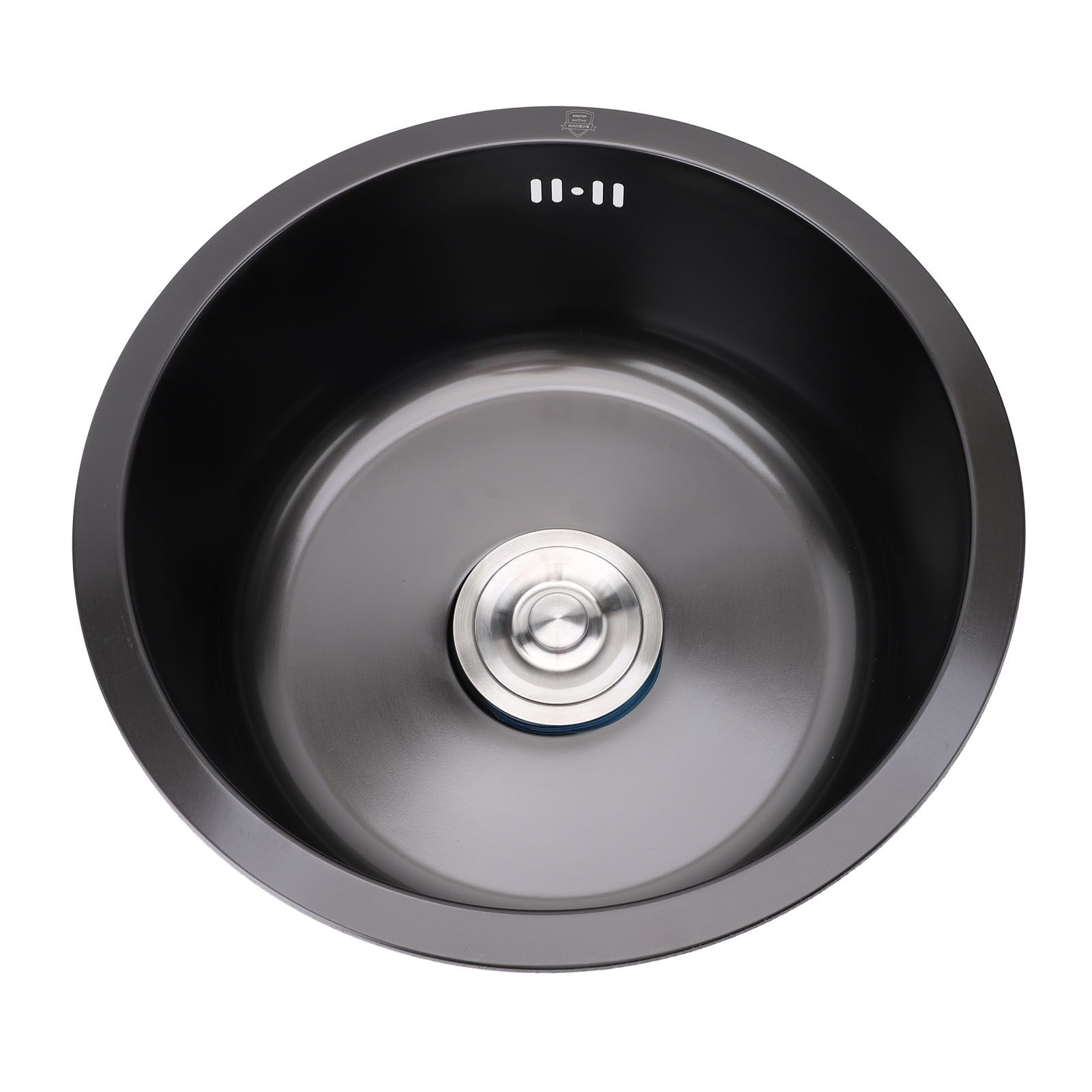 Undermount Small Kitchen Sink Professional Nano Black Stainless Steel Single view 10