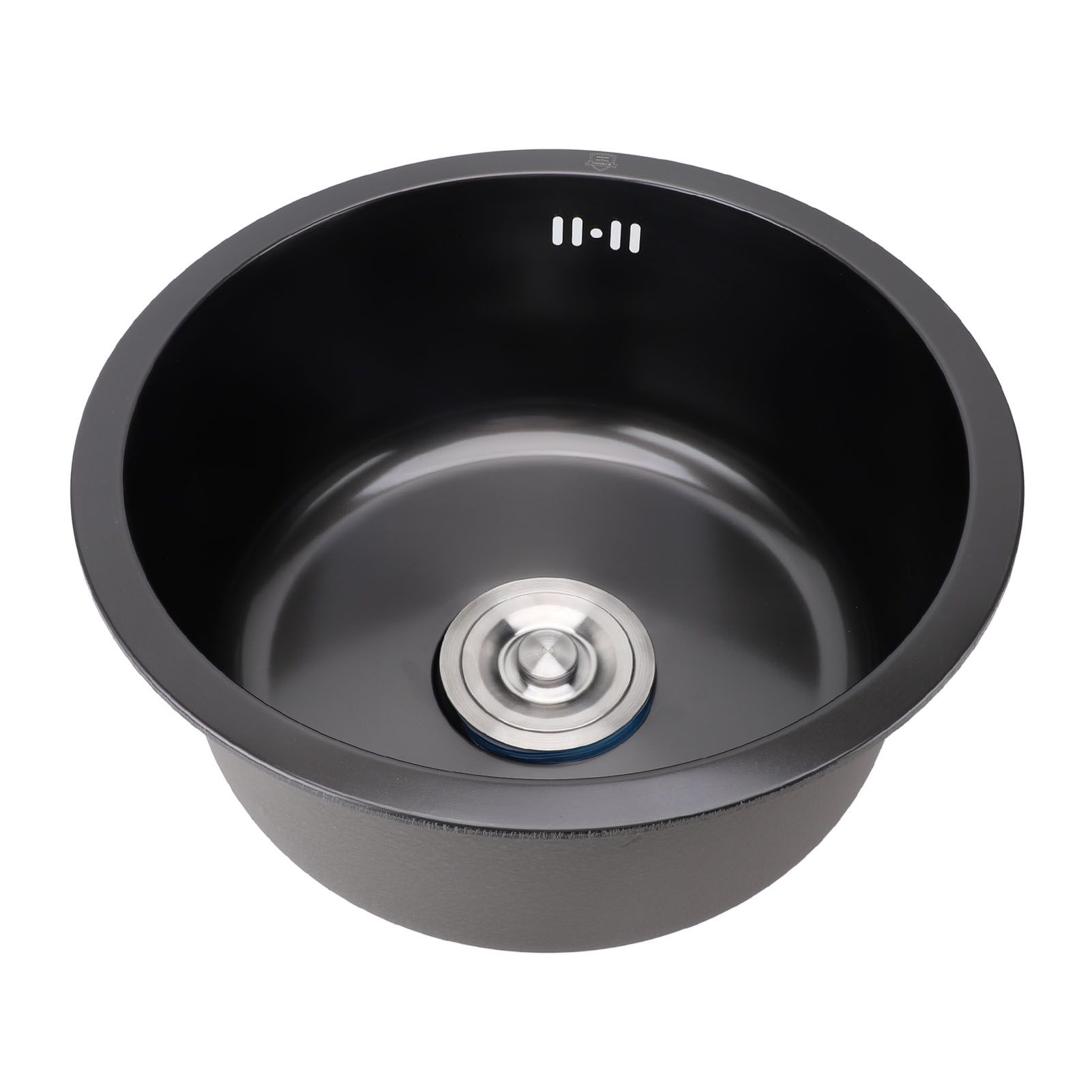 Undermount Small Kitchen Sink Professional Nano Black Stainless Steel Single view 11