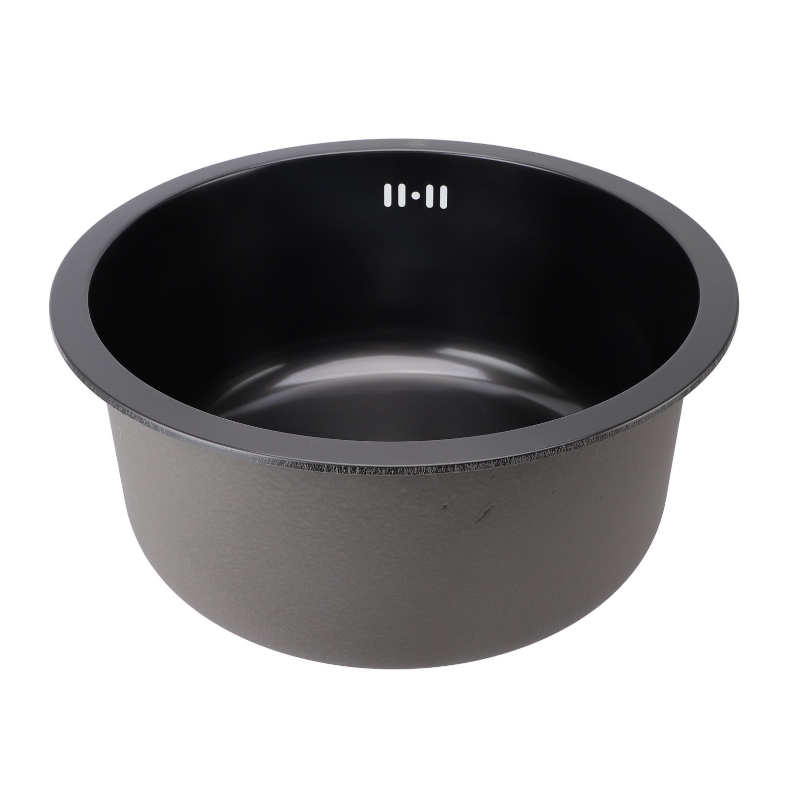 Undermount Small Kitchen Sink Professional Nano Black Stainless Steel Single view 12