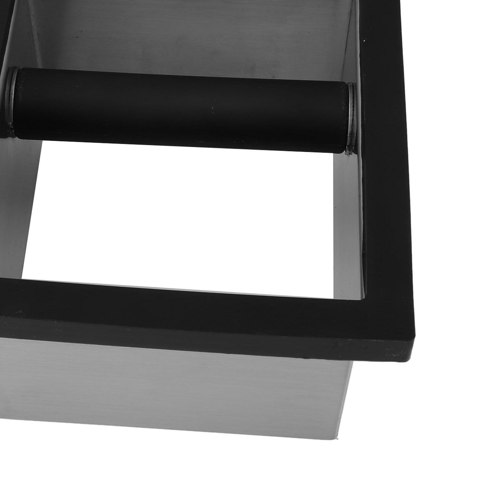 Coffee Knock Box Bottomless Stainless Steel Coffee Ground Knock Bin for Home view 2