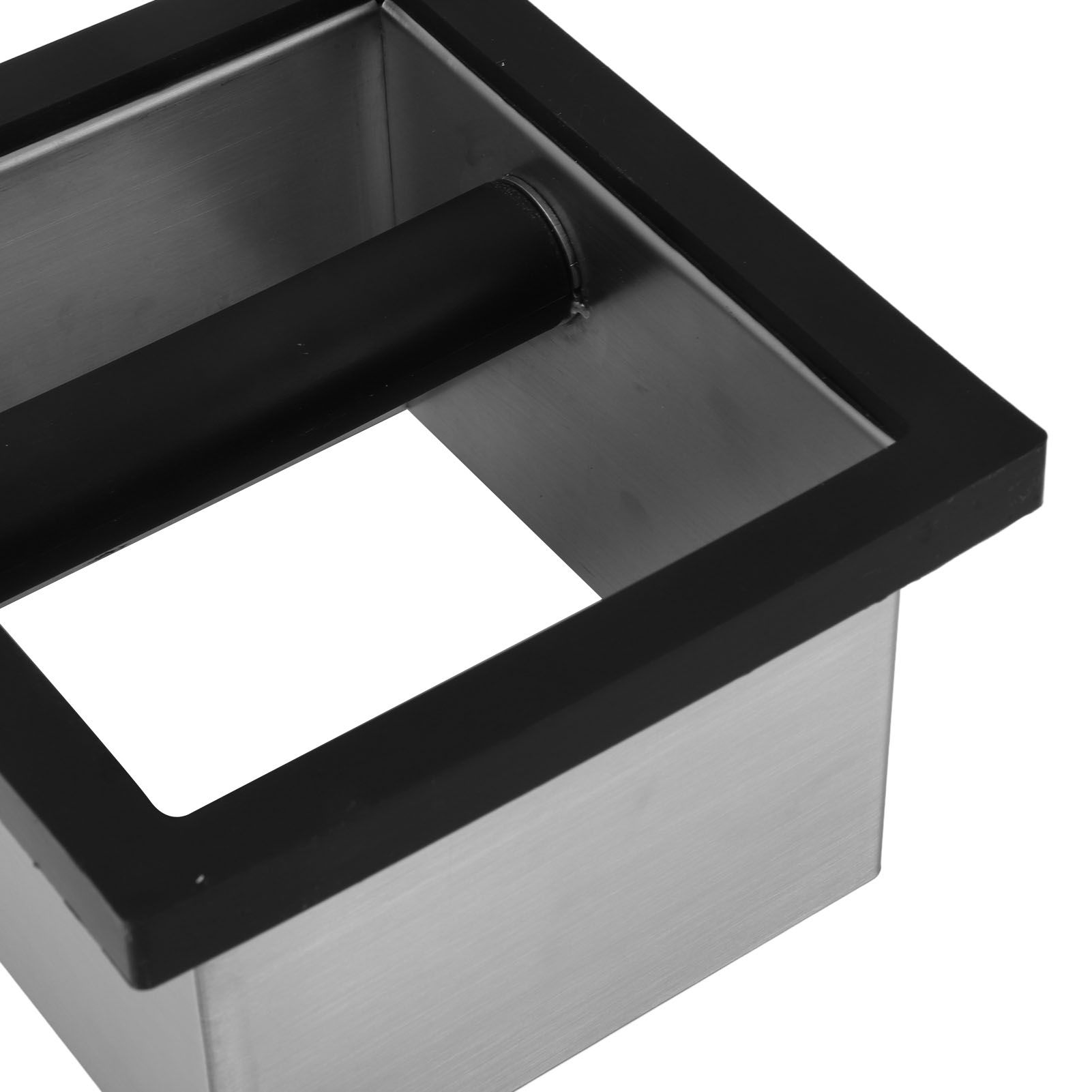 Coffee Knock Box Bottomless Stainless Steel Coffee Ground Knock Bin for Home view 5