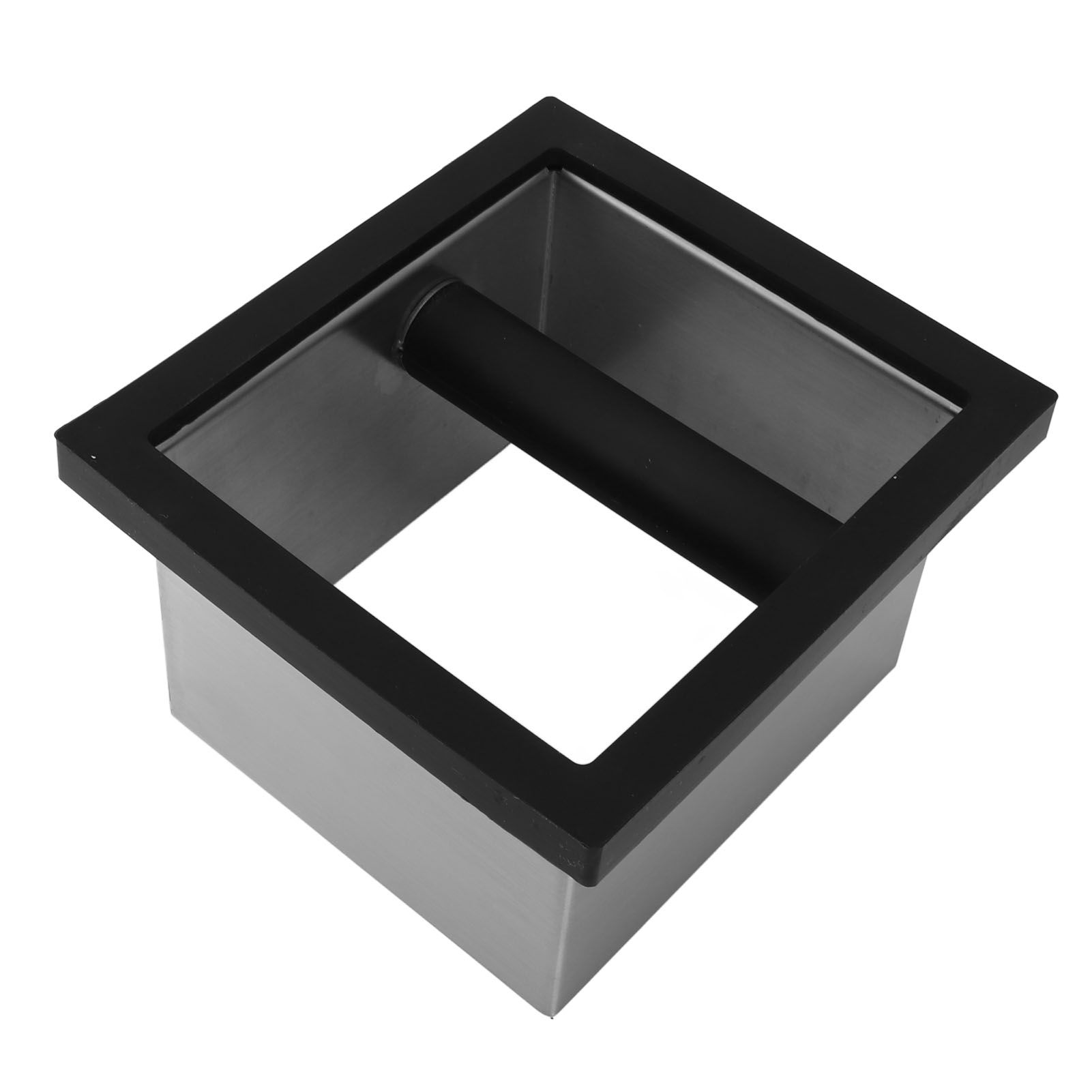 Coffee Knock Box Bottomless Stainless Steel Coffee Ground Knock Bin for Home view 9
