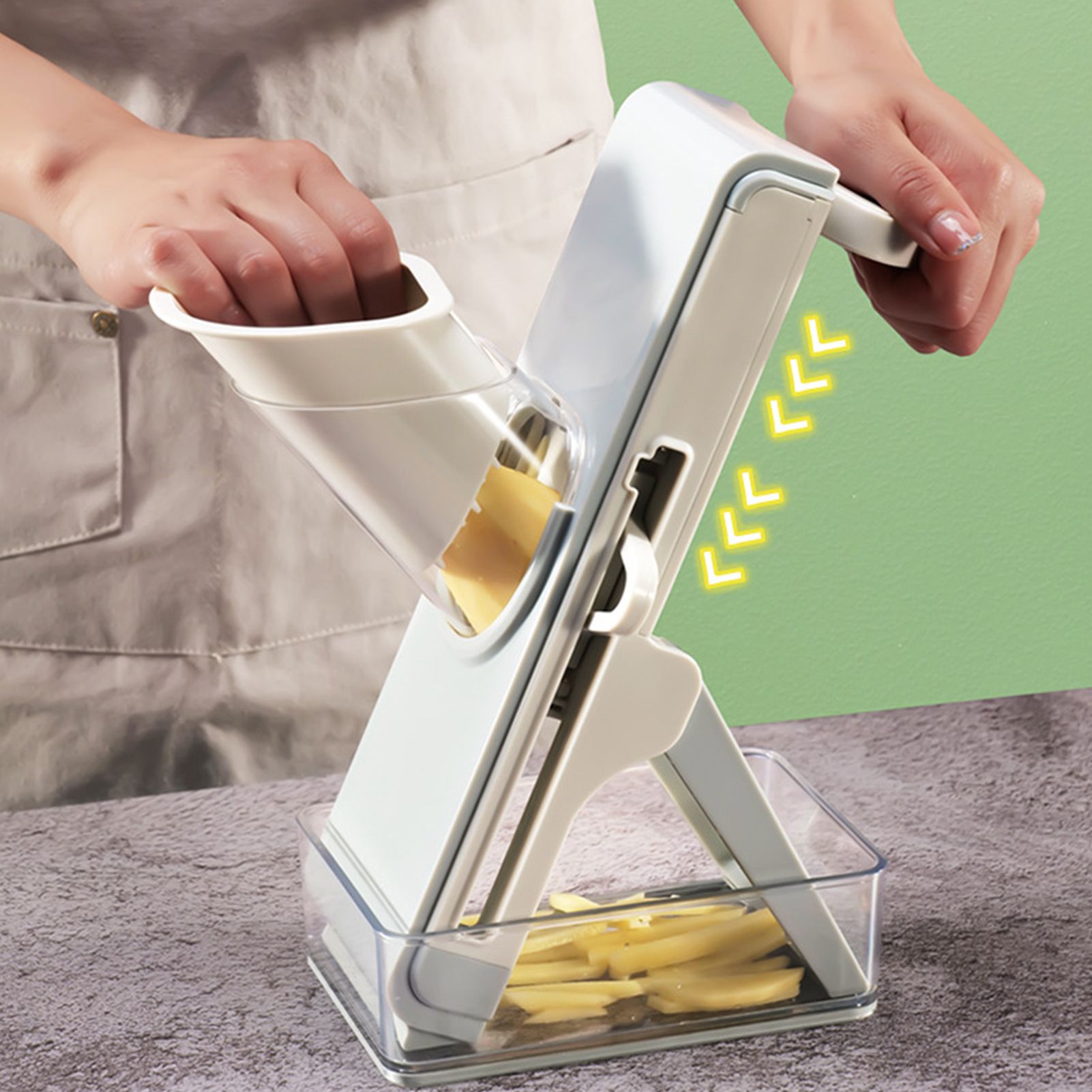 Upright Chopper Safe Multifunctional Prevent Slip Upright Vegetable Cutter for view 9