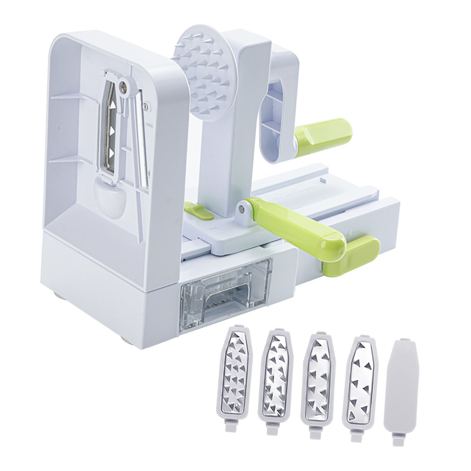 Manual Hand Crank Vegetable Cutter Anti Slip Uniform Slicing Rotary Food view 4