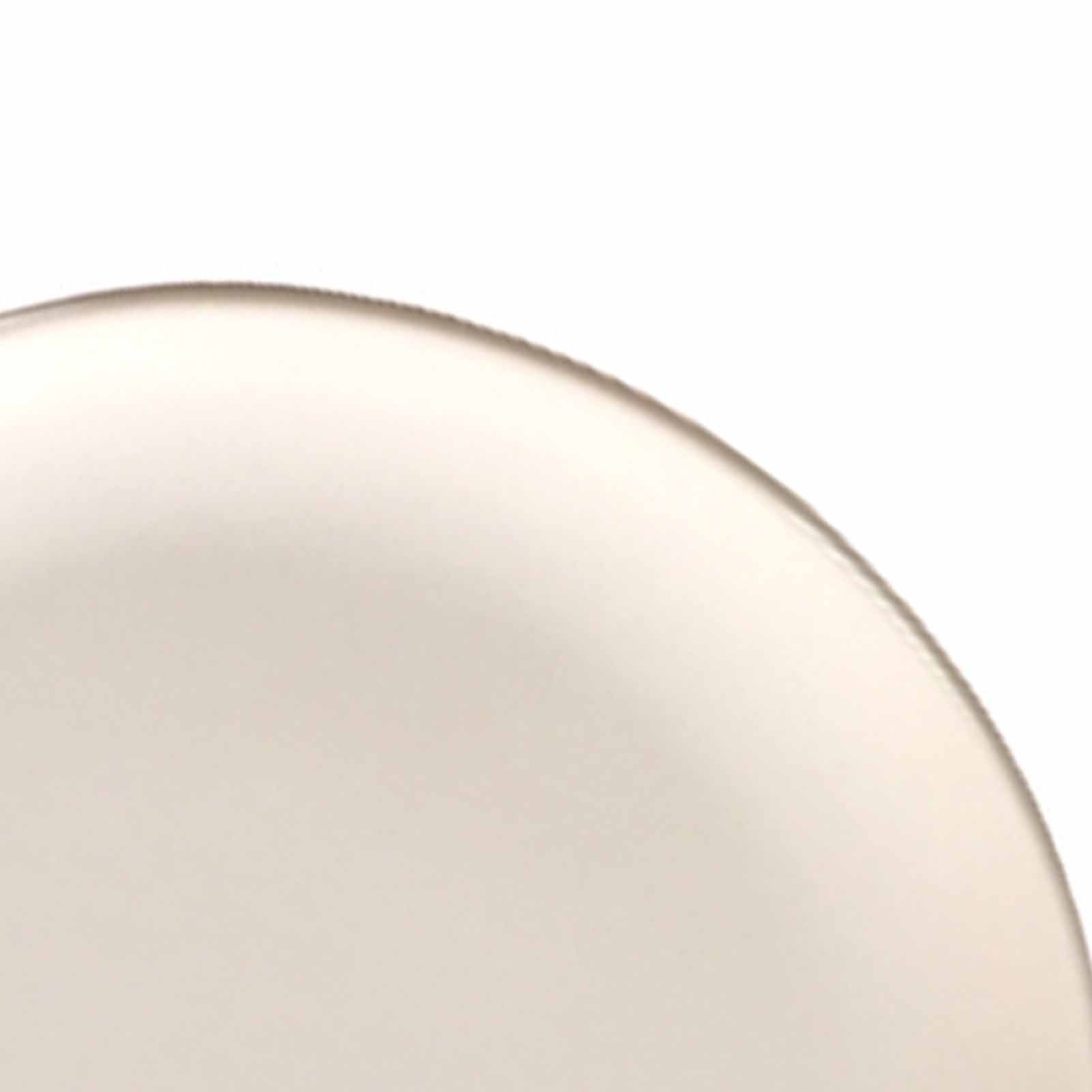 6in Round Fruit Plate Sturdy Drop Resistant Imitation Porcelain Bone Dish view 2