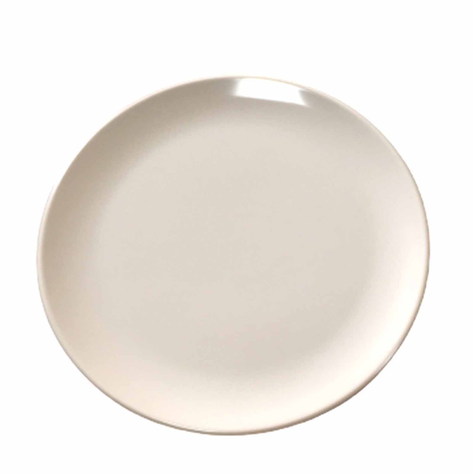 6in Round Fruit Plate Sturdy Drop Resistant Imitation Porcelain Bone Dish view 3