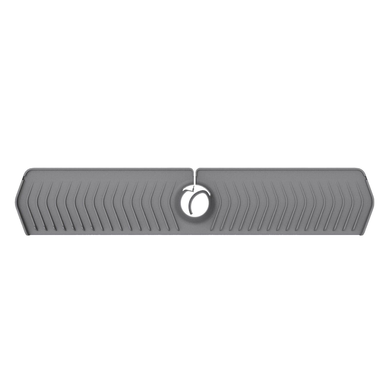 Silicone Faucet Mat 29.9inch Slope Fast Draining Multipurpose Faucet Drain view 6