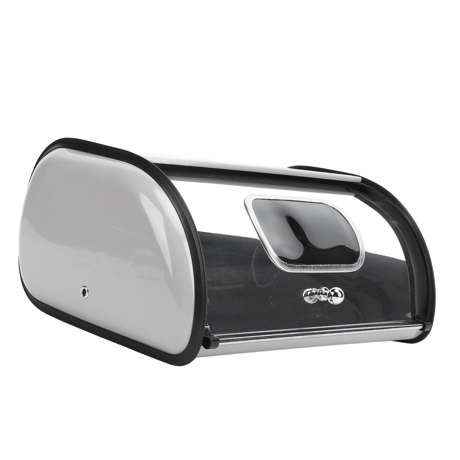 Metal Bread Box Mirrored Iron Bread Storage Holder Keeper Container Bin with view 6
