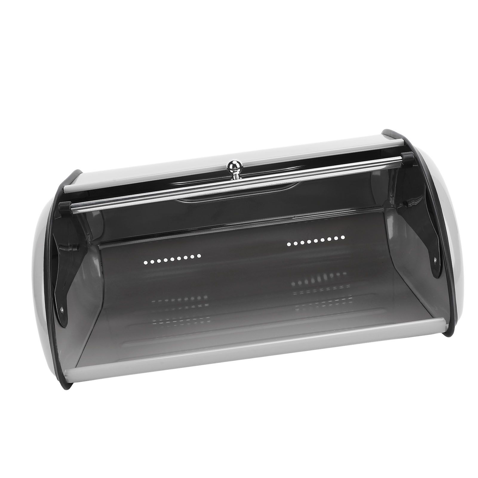 Metal Bread Box Mirrored Iron Bread Storage Holder Keeper Container Bin with view 11