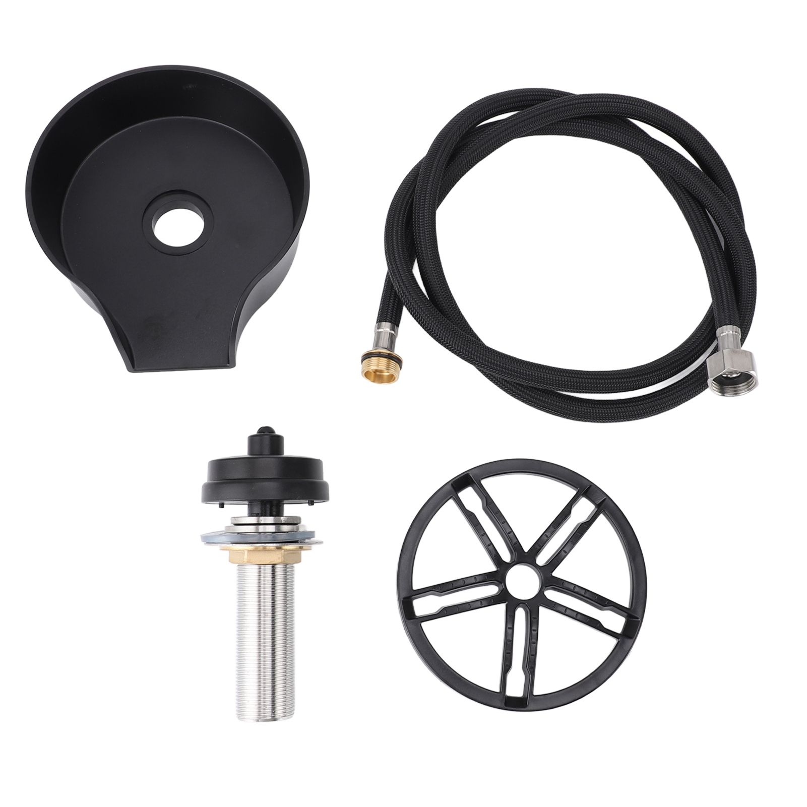 Sink Glass Rinser G1/2 Male Thread Automatic Rotation Cup Washer with Pull Out view 3