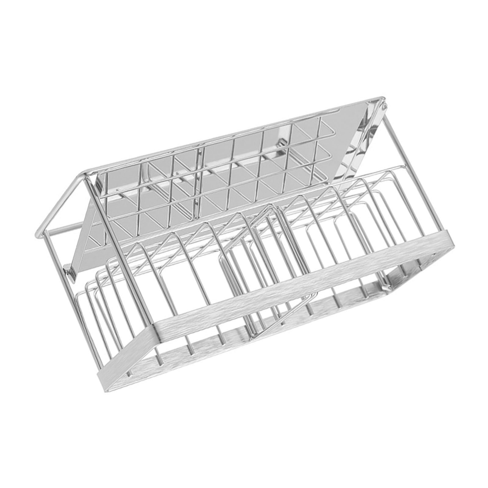 Sink Sponge Holder Versatile Stainless Steel Countertop Sponge Drain Rack view 5