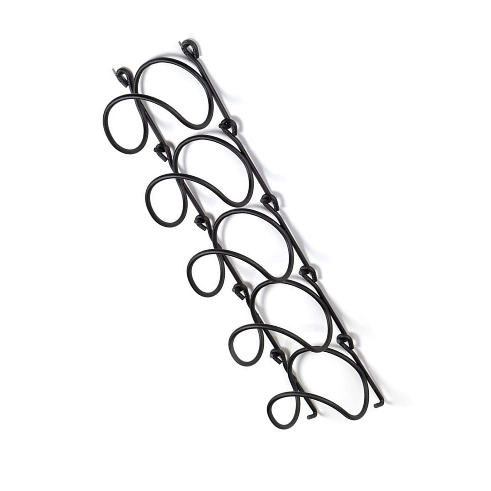 Wall Mounted Wine Rack Multipurpose Wrought Iron Towel Holder view 6