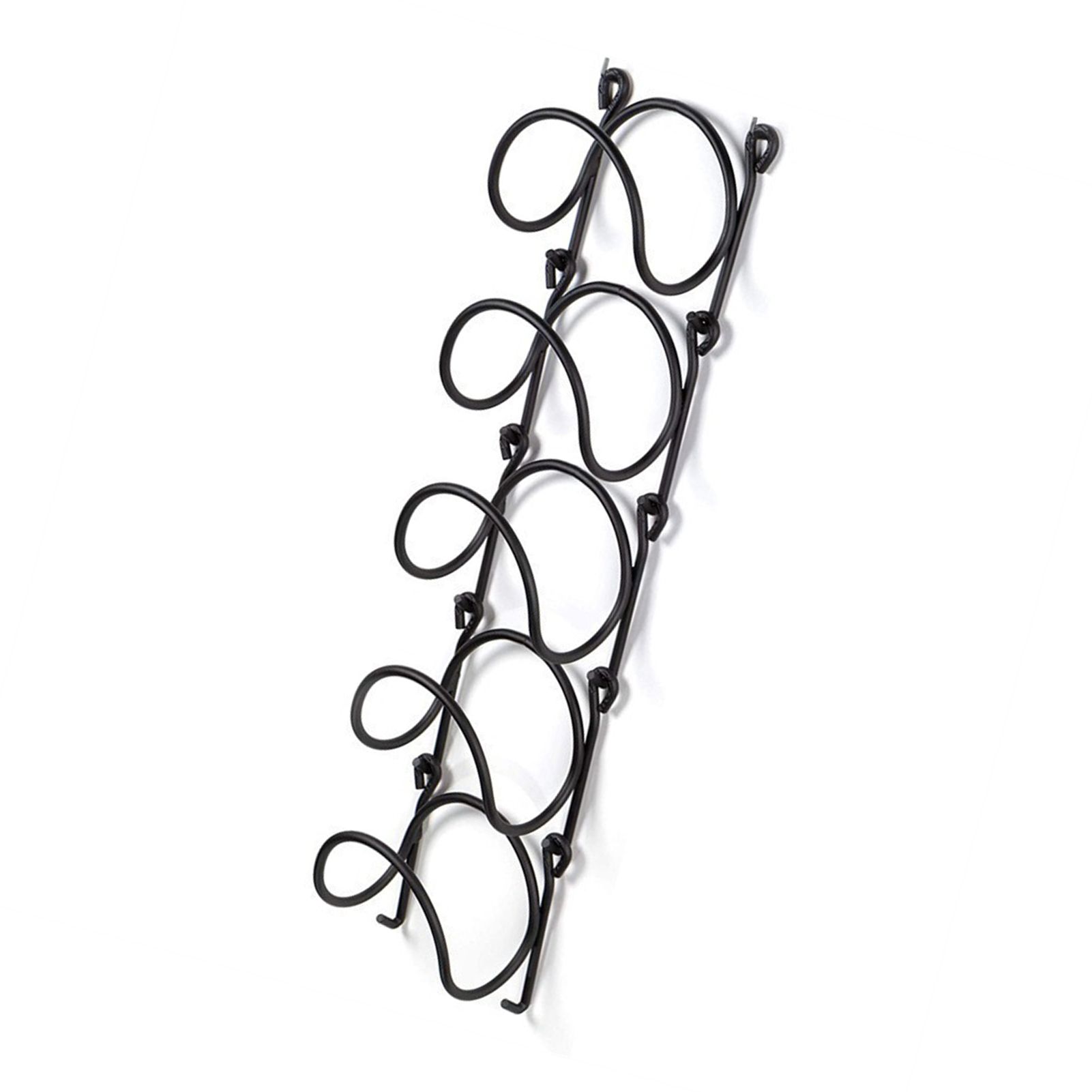 Wall Mounted Wine Rack Multipurpose Wrought Iron Towel Holder view 8