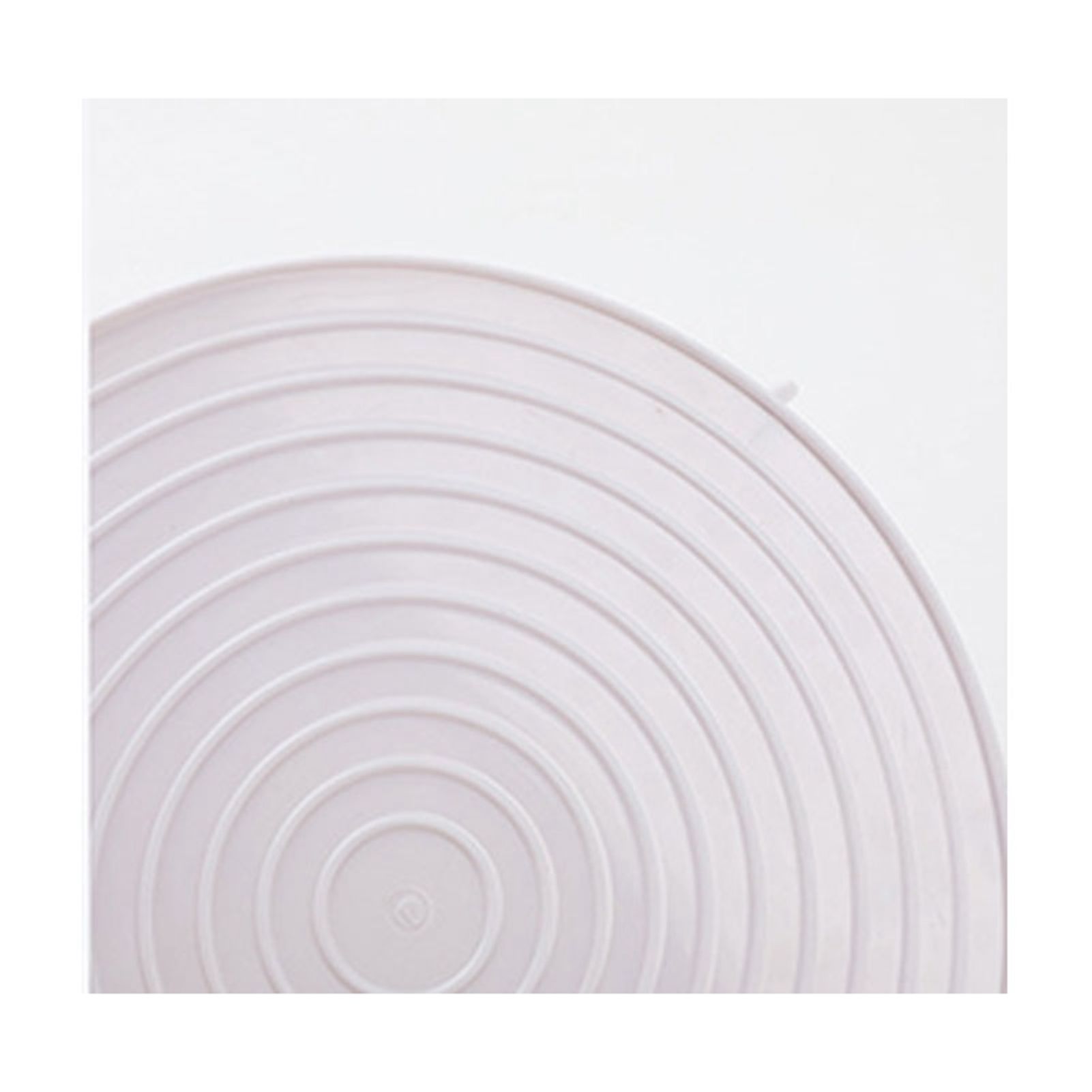 Microwave Plate Tray Multifunctional White Round Food Steaming Rack with view 2