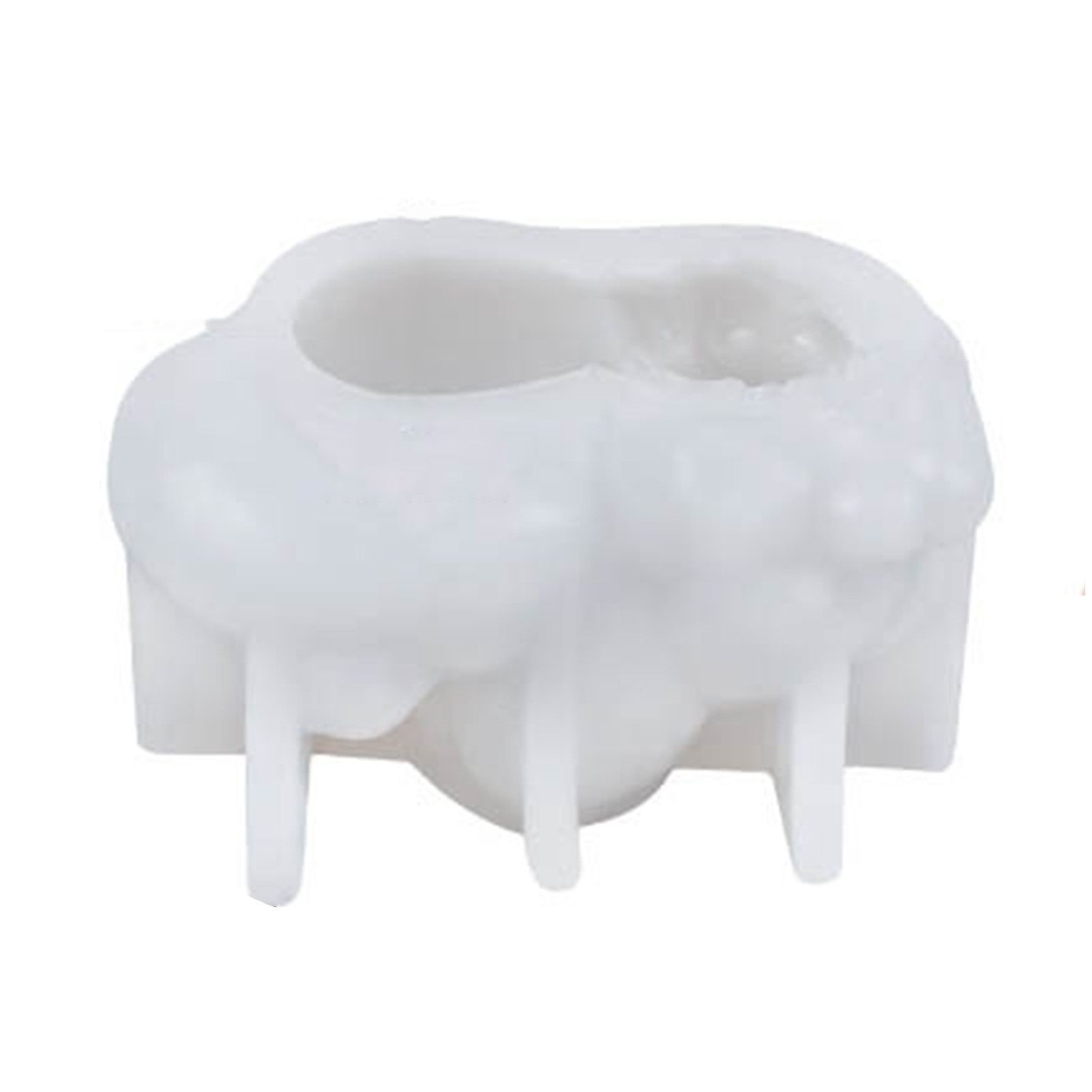 Ice Cube Mould Roaring Dragon Shape Three Dimensional Hangable Silicone Ice view 3
