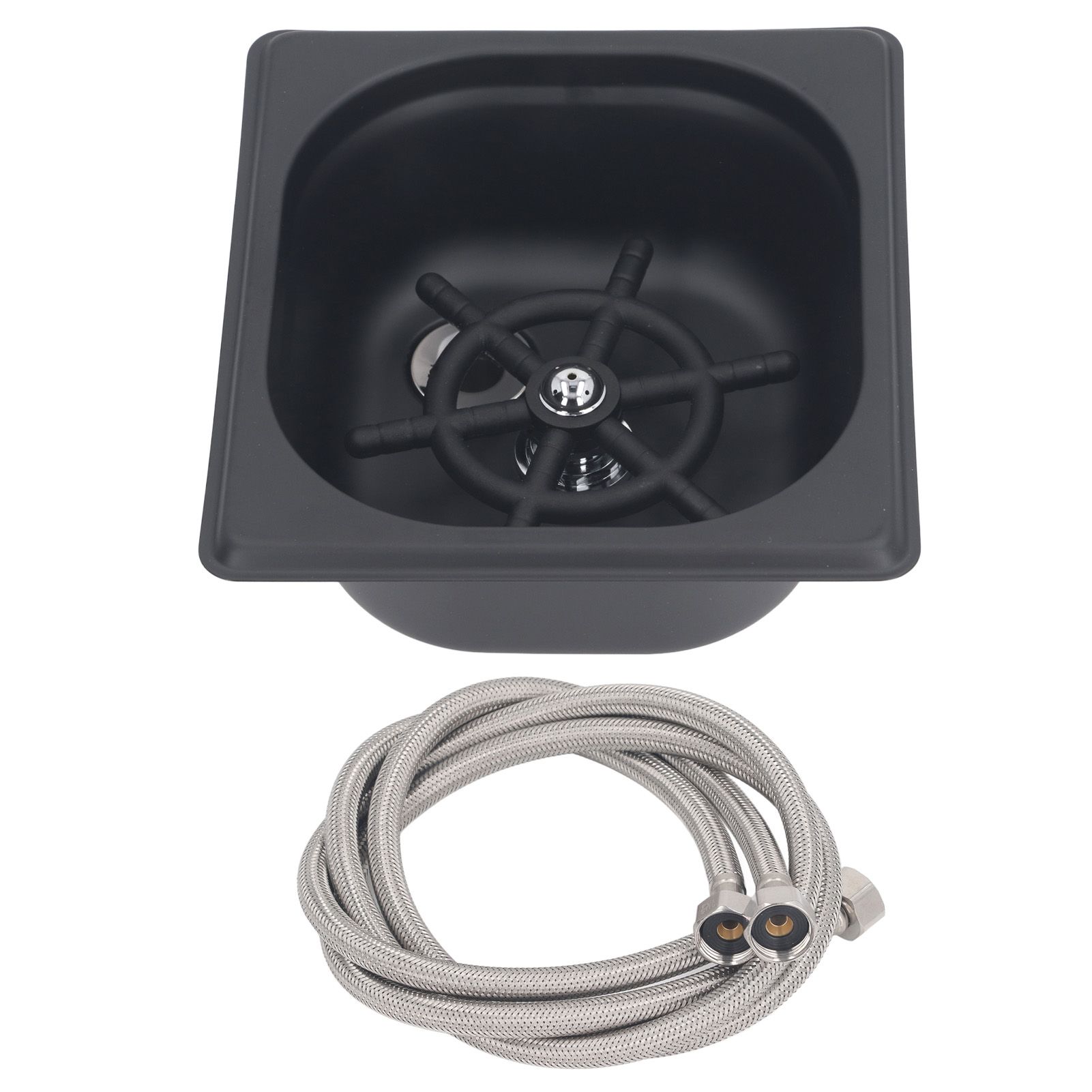 Glass Rinser Stainless Steel Fully Automatic High Pressure Cup Washer for view 3