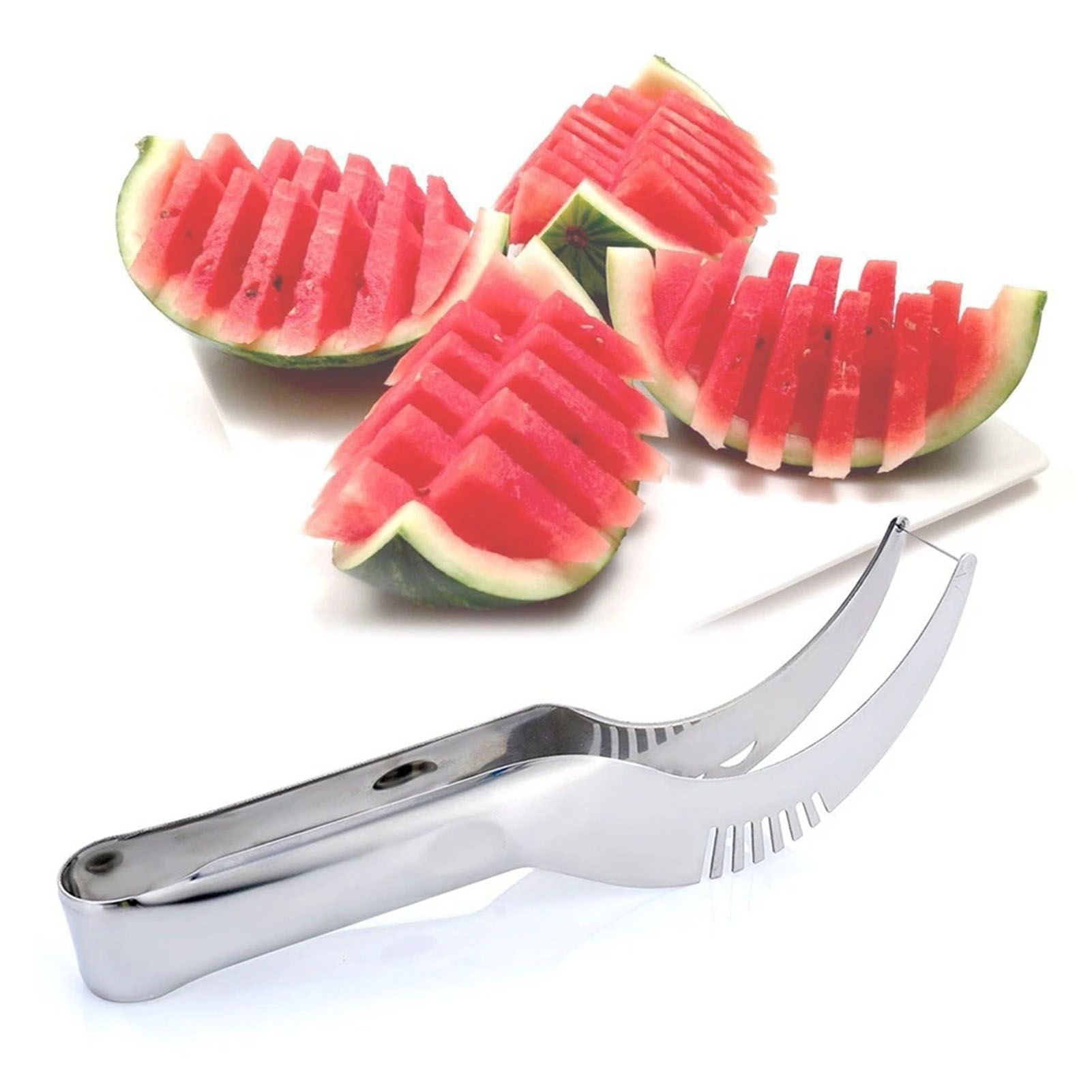 Stainless Steel Watermelon Splitter Multifunctional Watermelon Cutter Slicing view 9