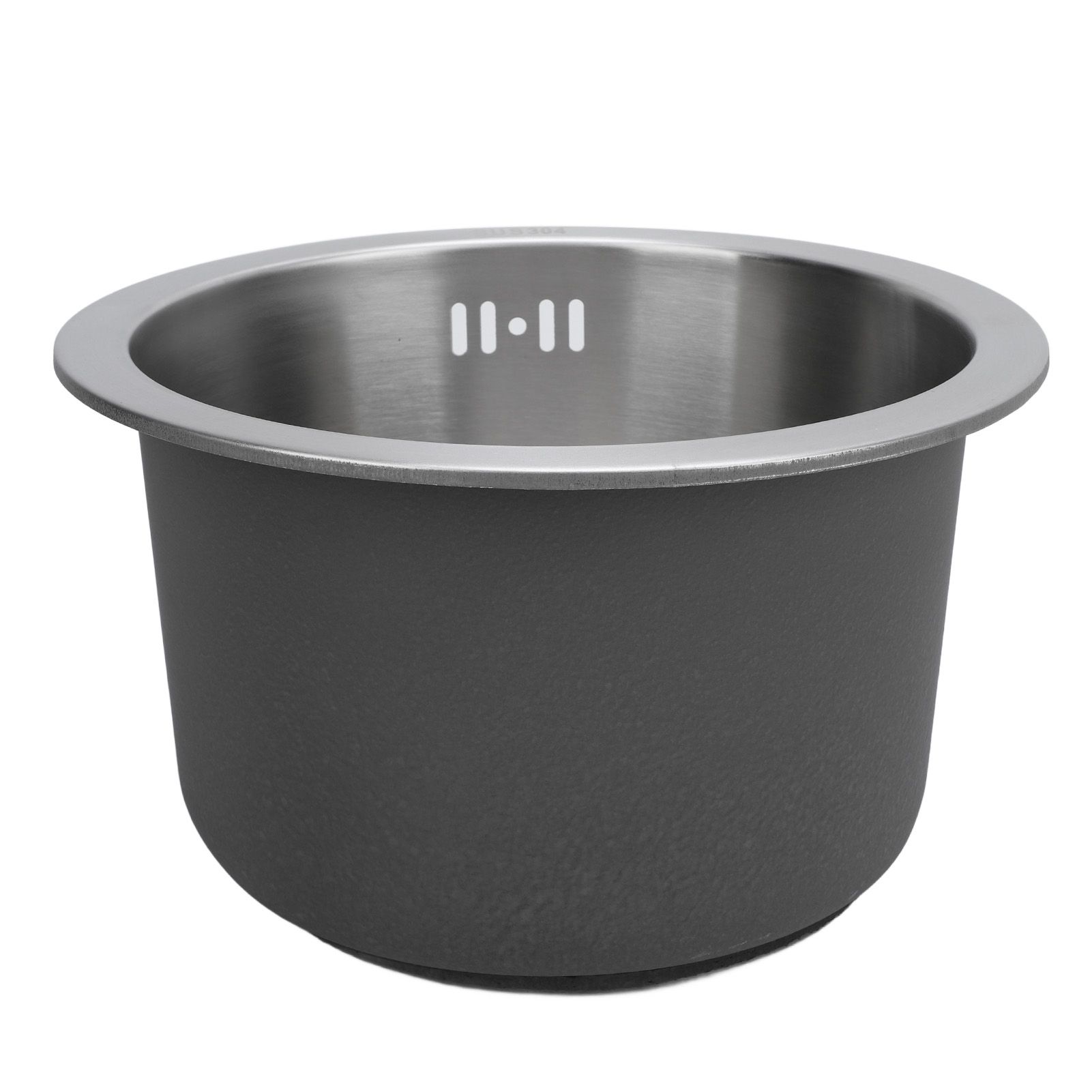 Kitchen Sink Undermount 304 Stainless Steel Single Bowl Mini Round Sink with view 8