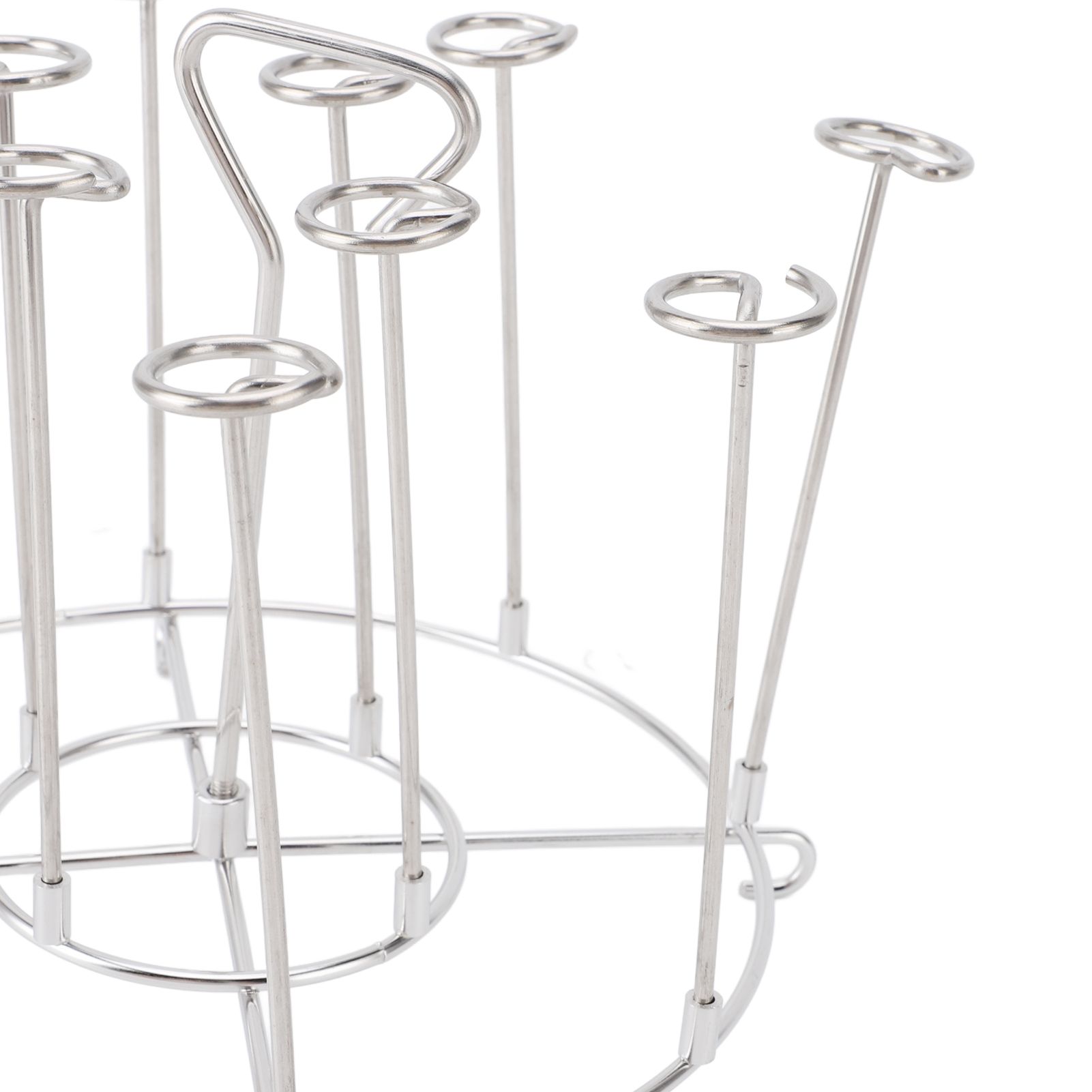 Fryer Skewer Stand Multipurpose Vertical Type Space Saving 304 Stainless Steel view 5