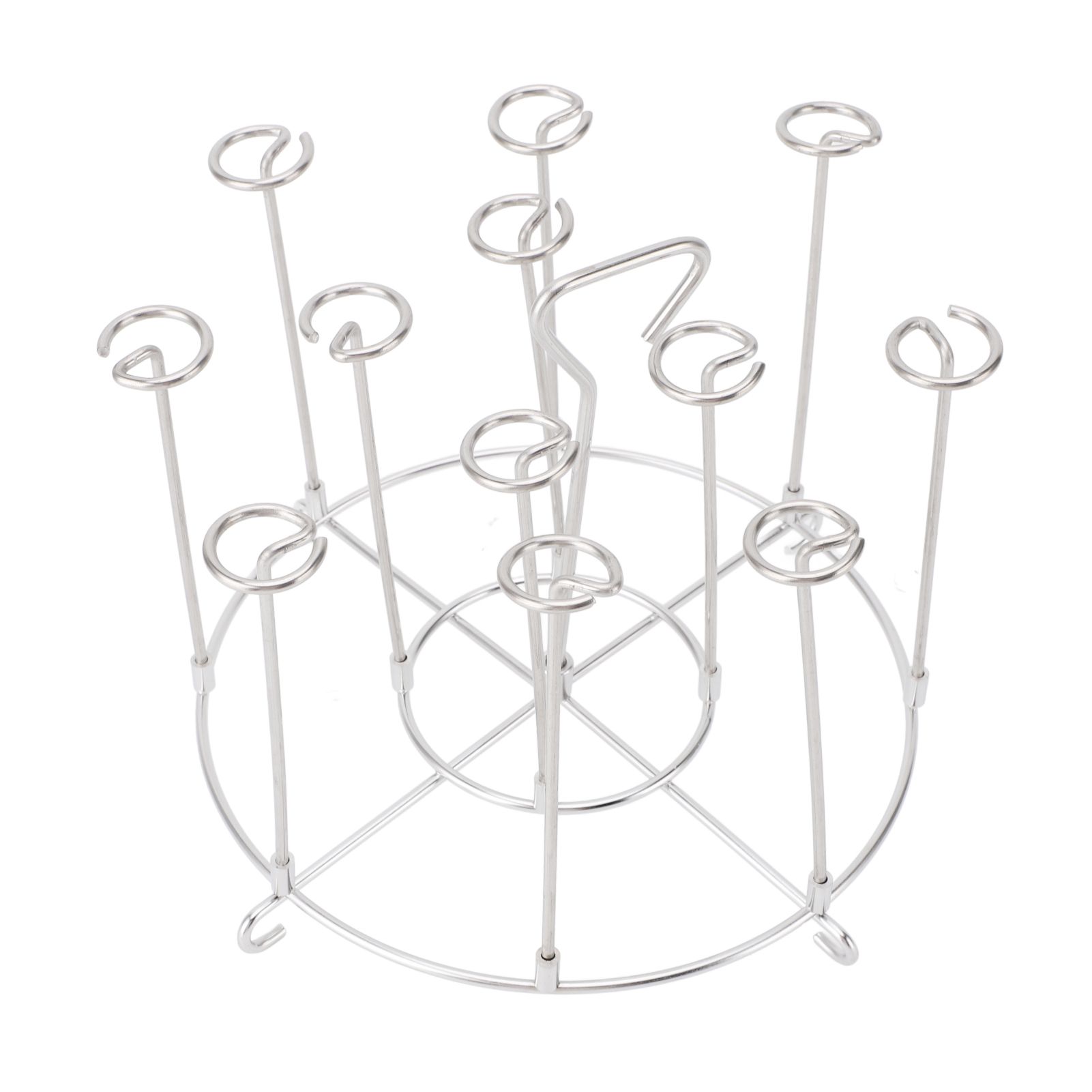 Fryer Skewer Stand Multipurpose Vertical Type Space Saving 304 Stainless Steel view 10