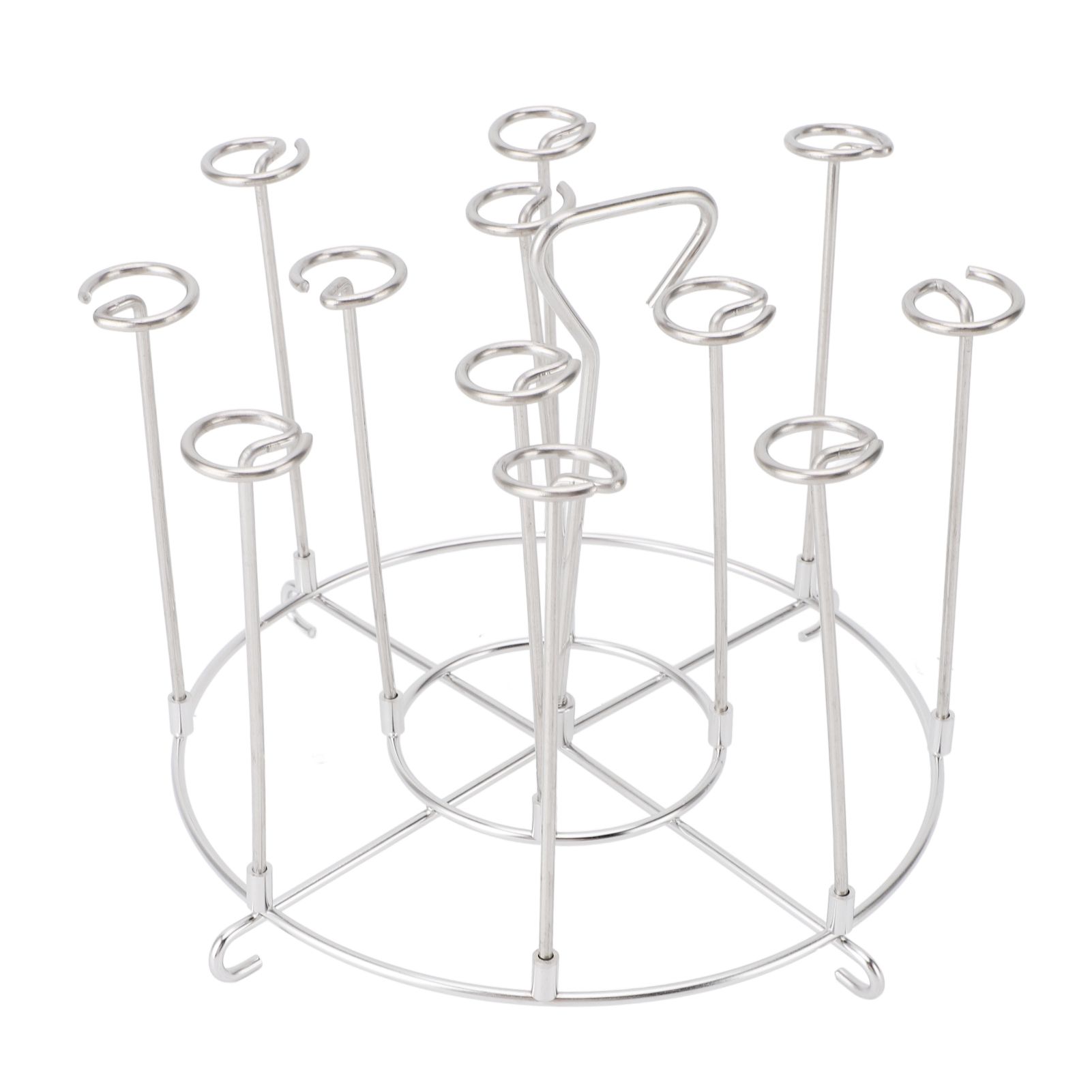 Fryer Skewer Stand Multipurpose Vertical Type Space Saving 304 Stainless Steel view 11
