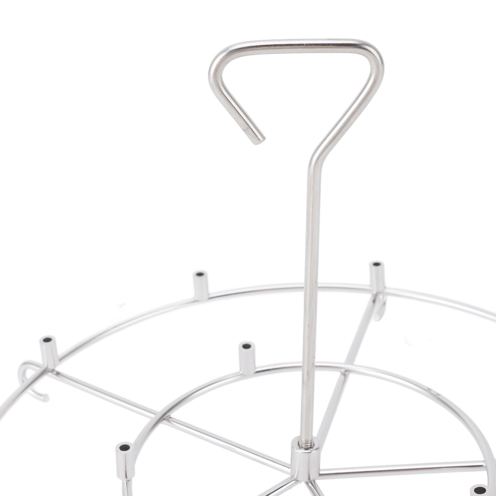 Fryer Skewer Stand Multipurpose Vertical Type Space Saving 304 Stainless Steel view 2