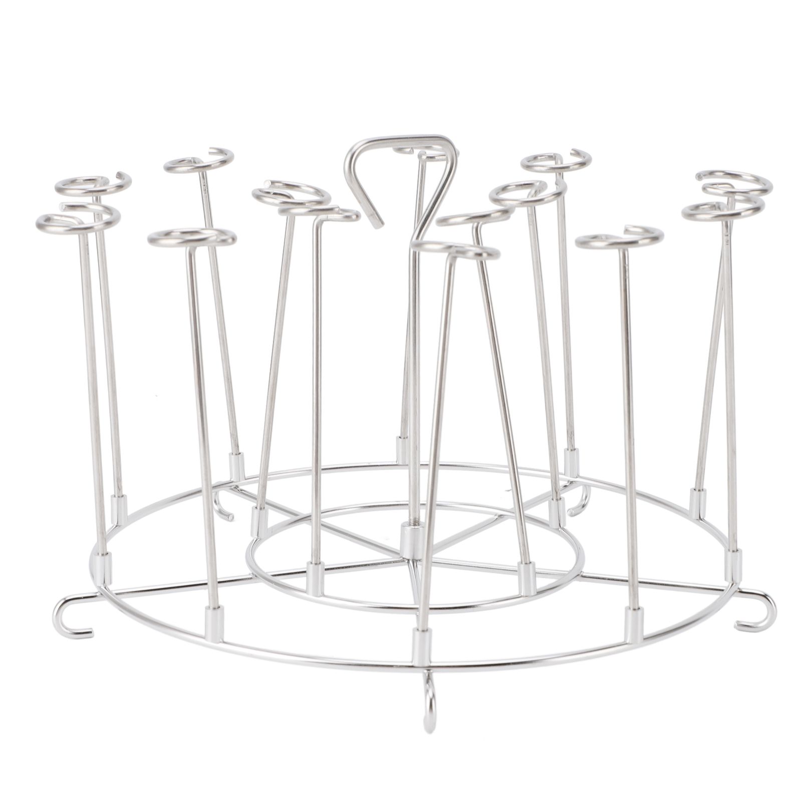 Fryer Skewer Stand Multipurpose Vertical Type Space Saving 304 Stainless Steel view 4