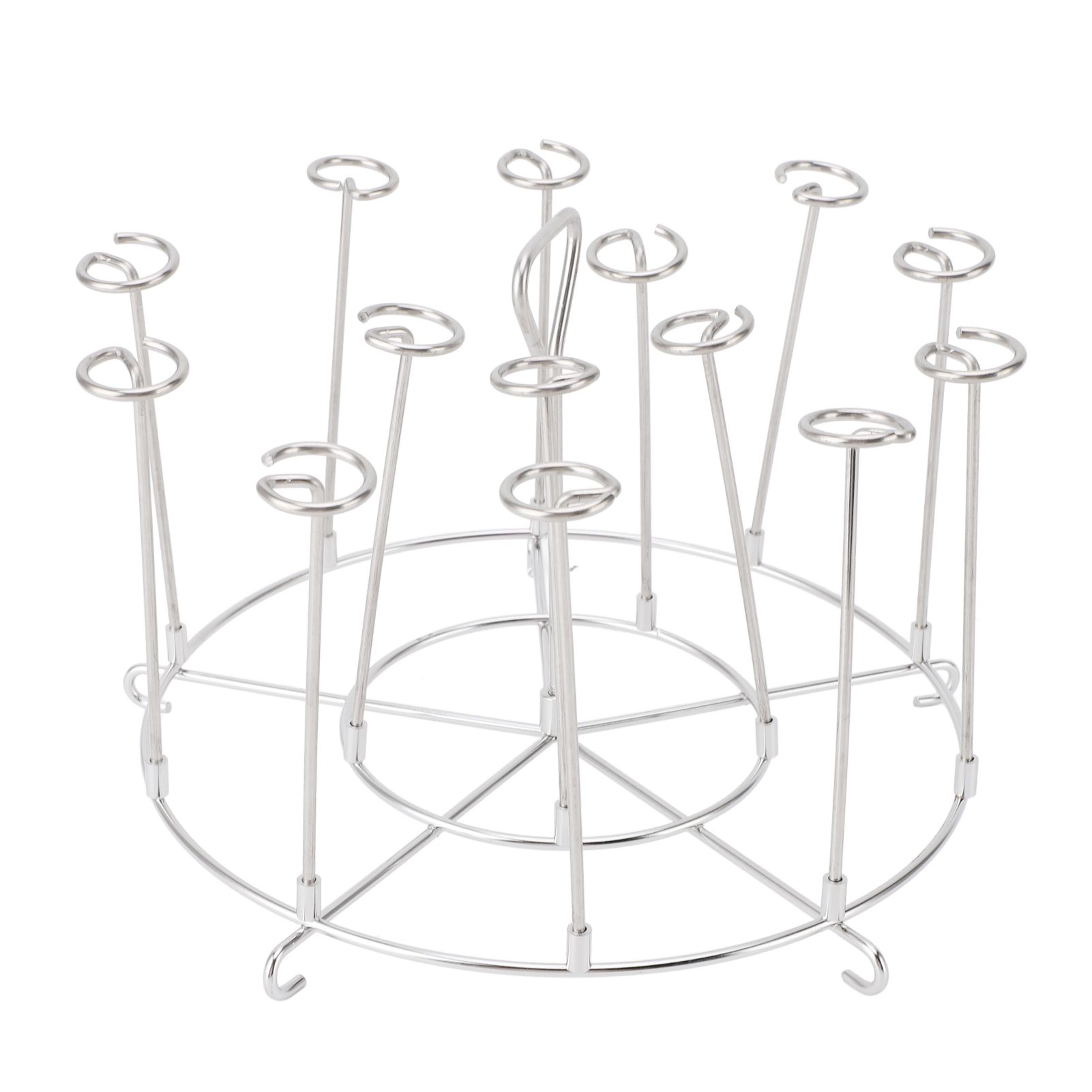 Fryer Skewer Stand Multipurpose Vertical Type Space Saving 304 Stainless Steel view 11