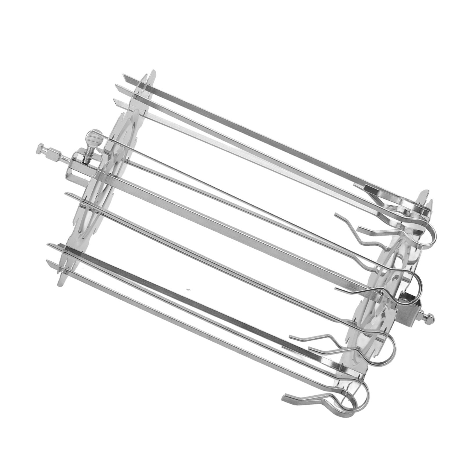 Rotisserie Skewer Set Stainless Steel Rotisserie Kabob Rods Grill for Chicken view 12