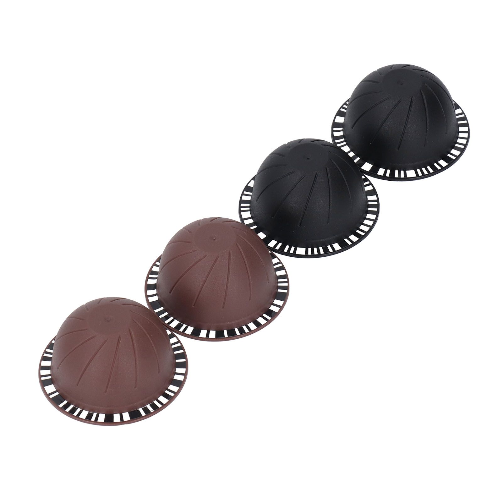 100PCS Aluminum Foil Lids Seals with 4 Reusable Coffee Capsules Plastic view 8
