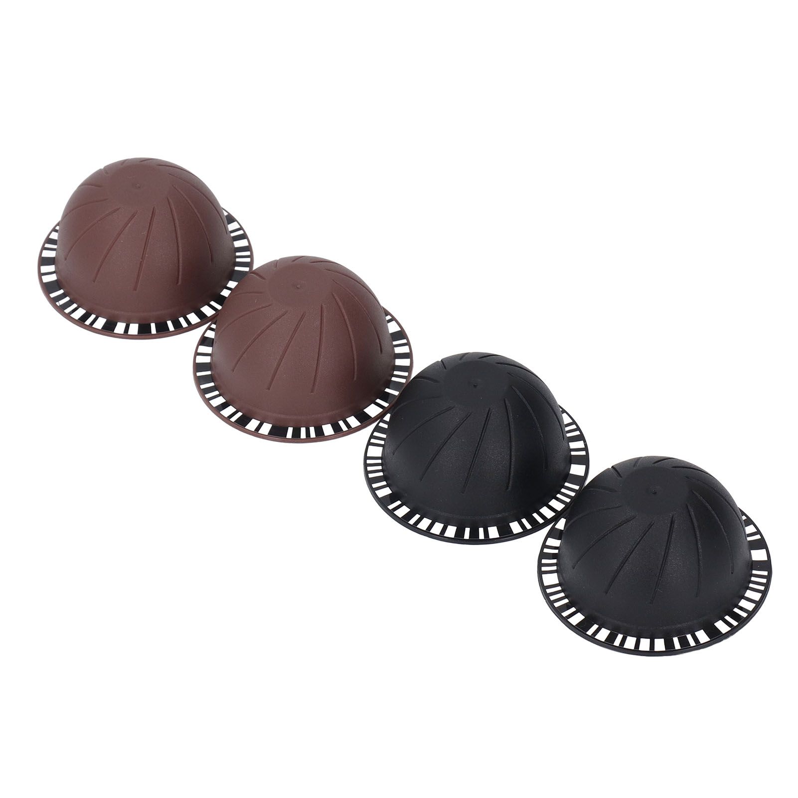 100PCS Aluminum Foil Lids Seals with 4 Reusable Coffee Capsules Plastic view 12