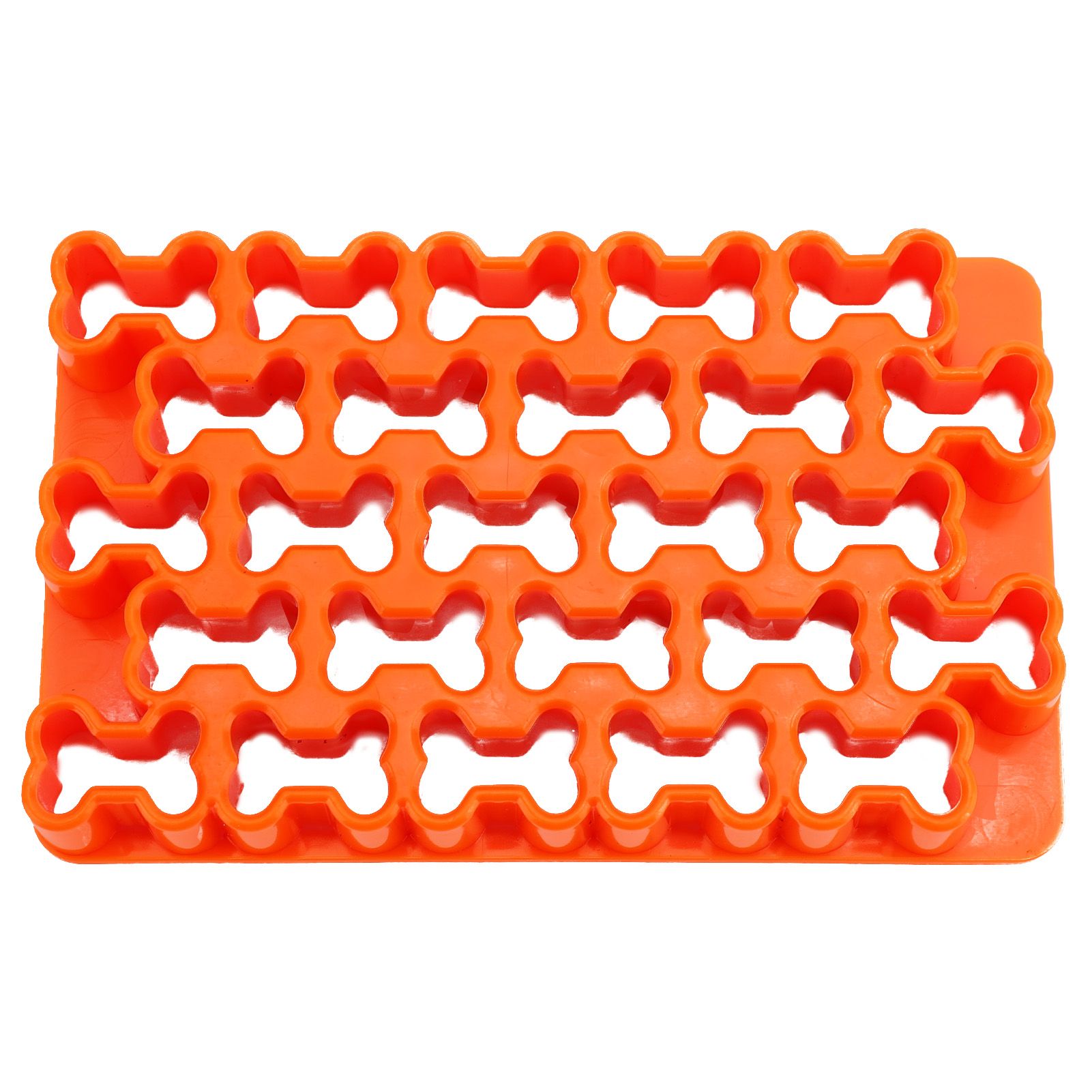 Dog Bone Cookie Cutter Plastic Reusable Easy to Clean 25Pcs Bone Biscuit view 3