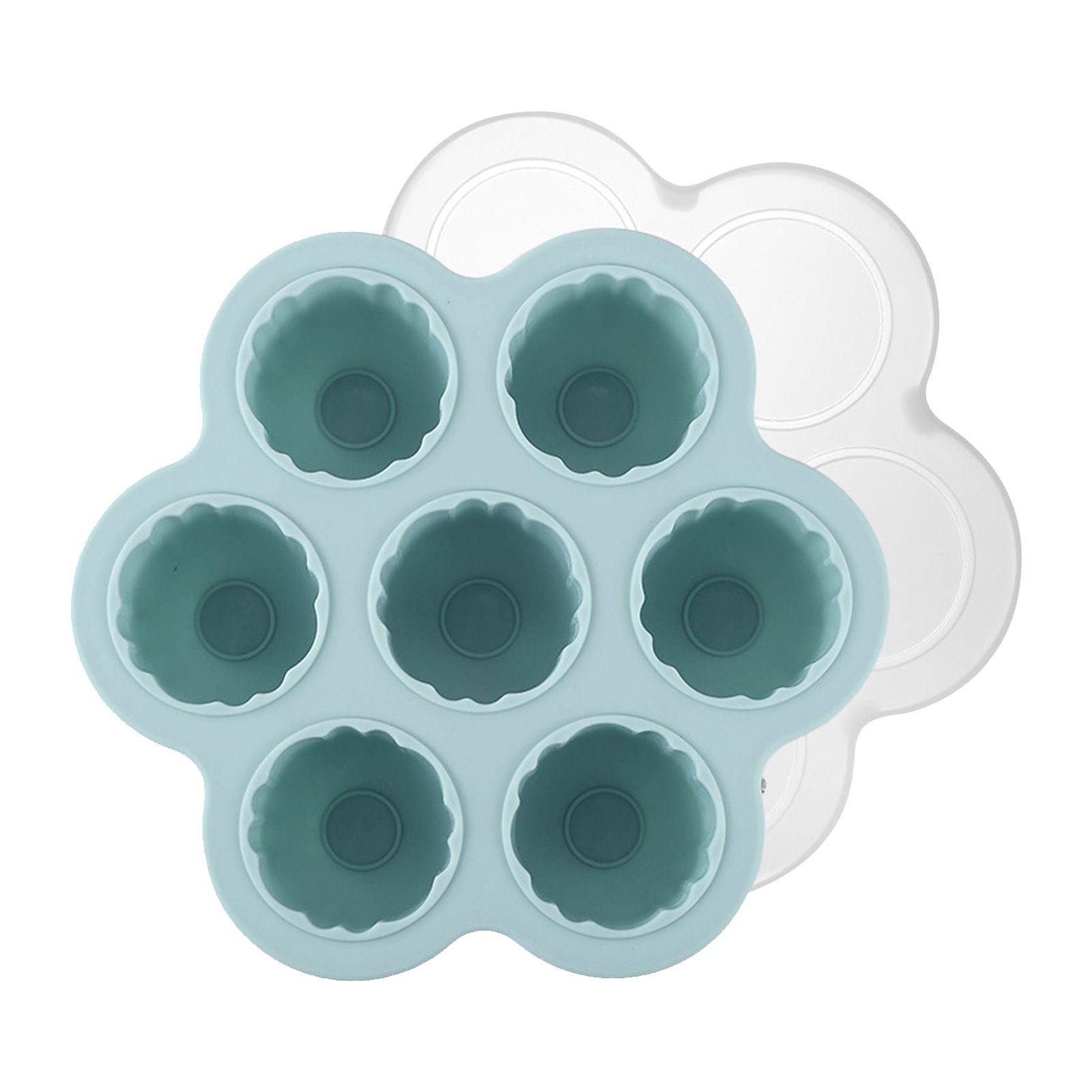 Jelly Mould Easy Release Food Grade Silicone 7 Holes Grapefruit Shaped Ice view 3