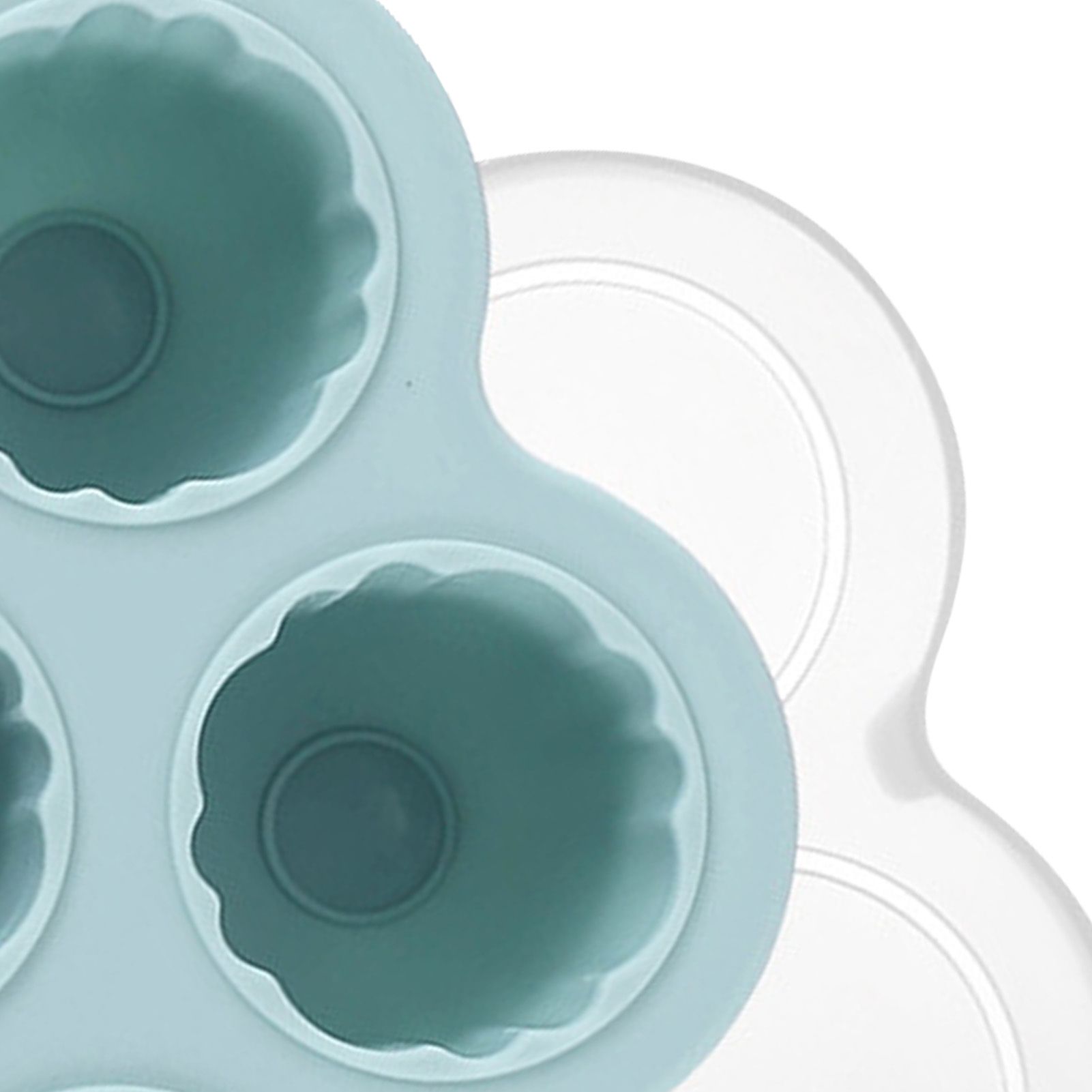 Jelly Mould Easy Release Food Grade Silicone 7 Holes Grapefruit Shaped Ice view 5