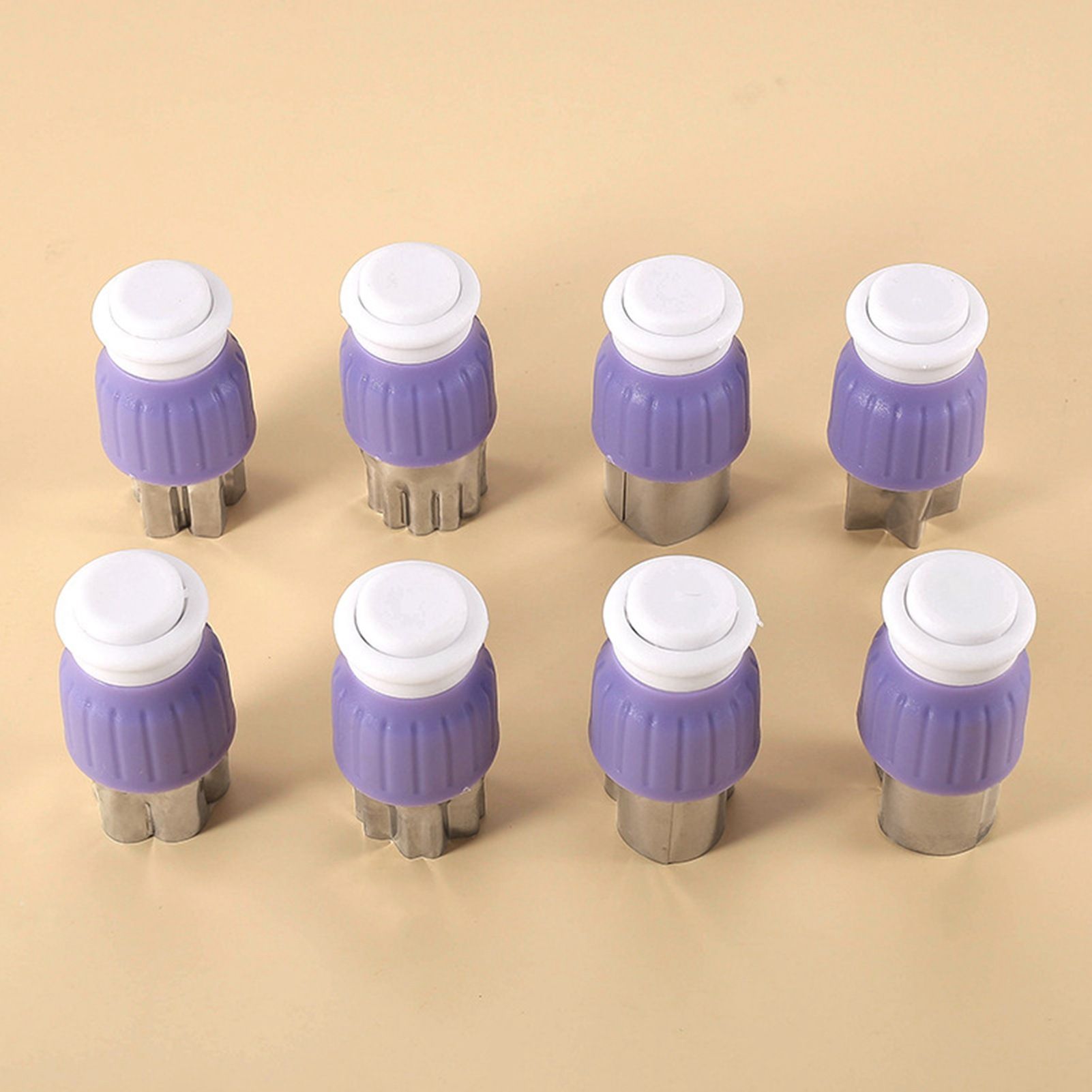 8pcs Vegetable Cutter Shapes Set Professional Efficient DIY Cute Pattern view 5