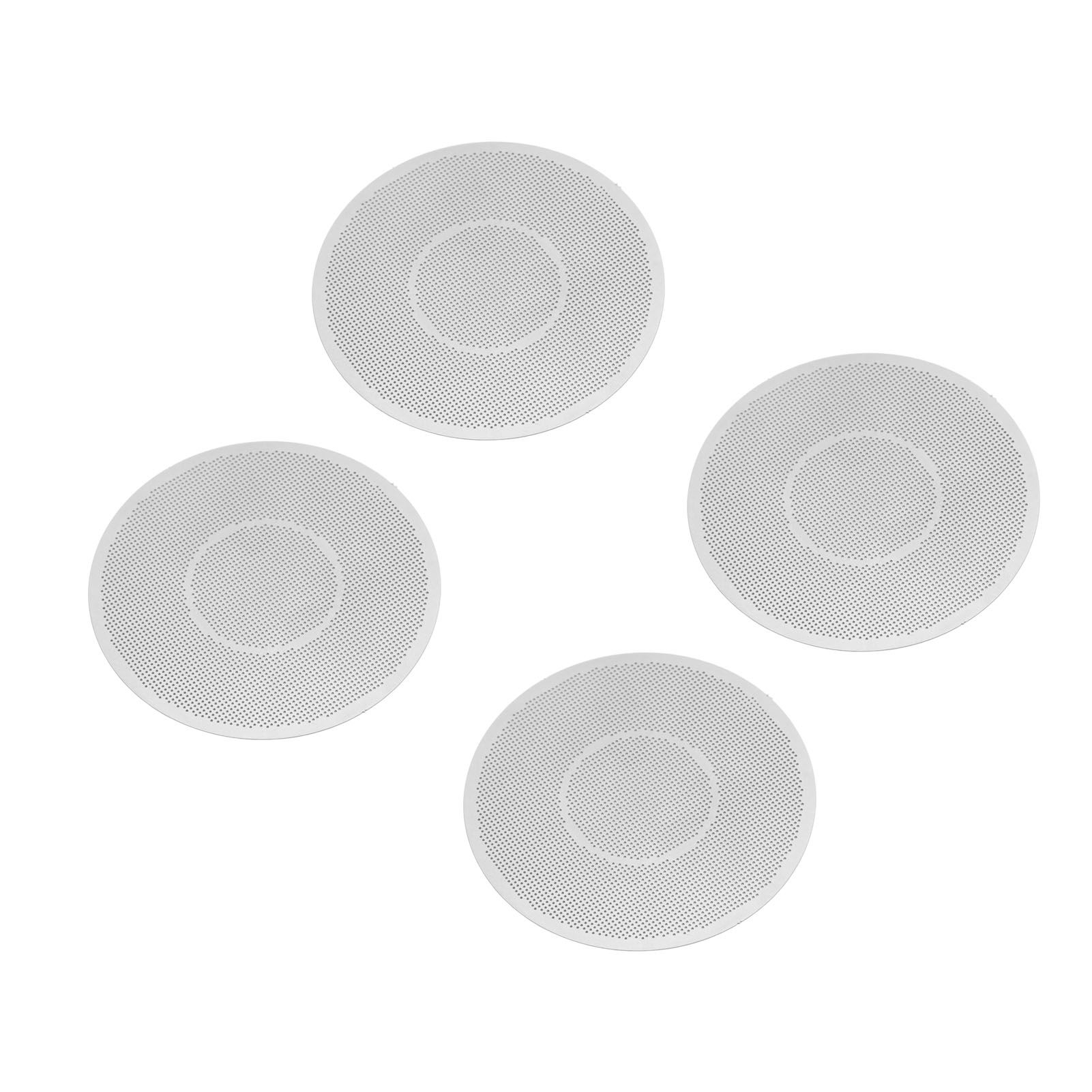 4PCS Coffee Puck Screen 58mm Stainless Steel Round Reusable Coffee Filter Mesh