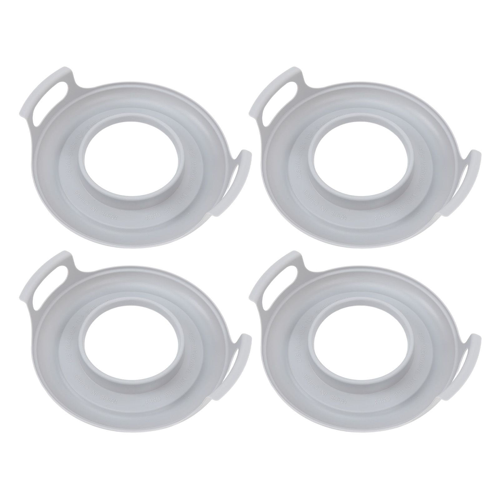 Microwave Cool Plate Spill Proof Microwave Bowl Carrying Tray with Handles for view 8